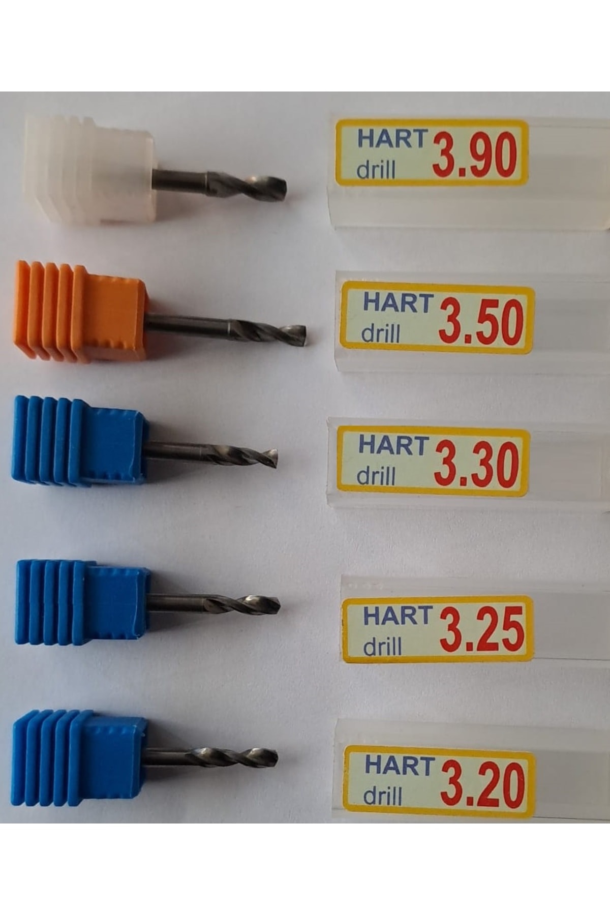 CNC Metal Sondaj Tungsten Karbür Uç Seti (3.20 - 3.90) Matkap için Hard drill Bıçak takımı