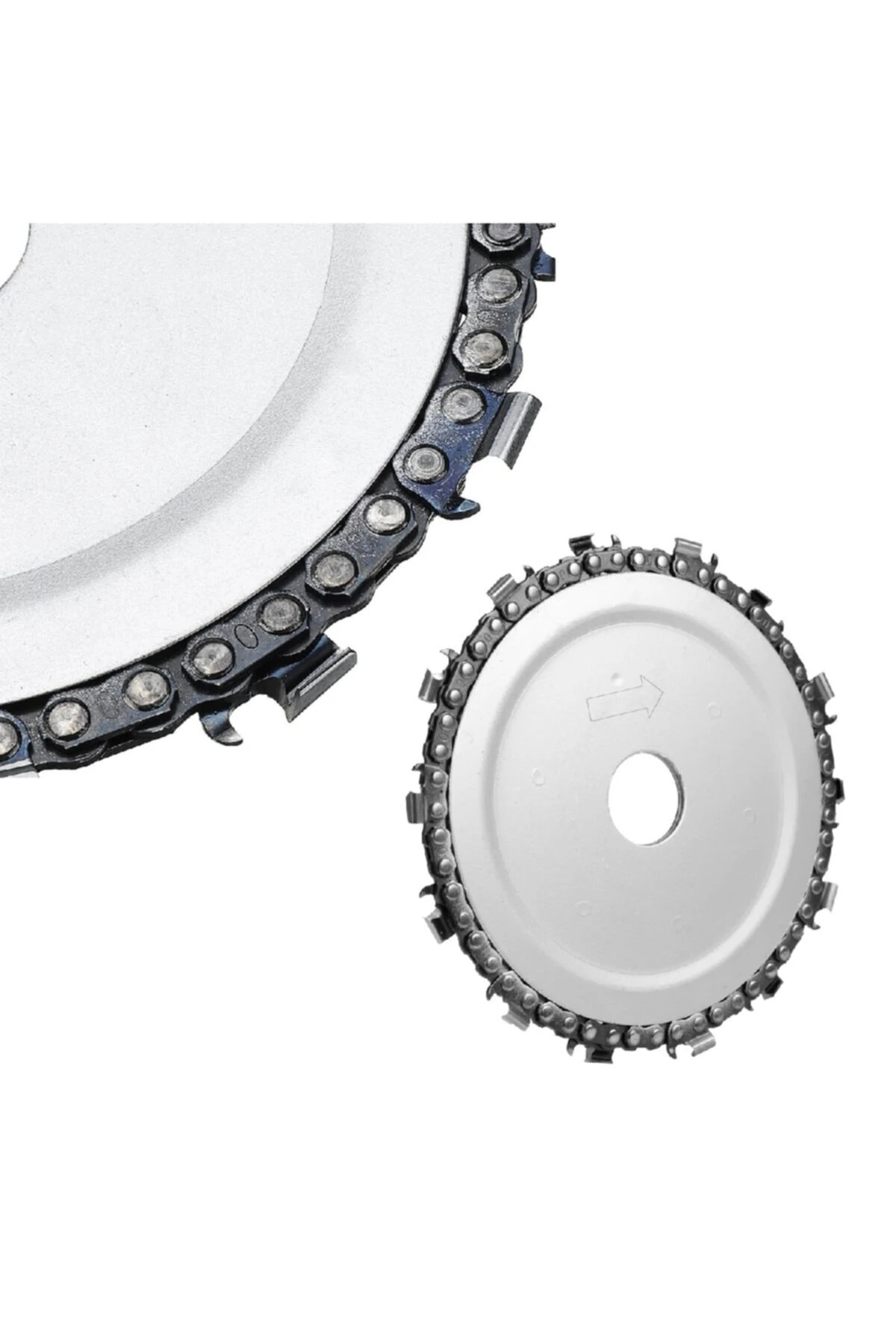 Ahşap Oyma Şekillendirme Kesme Için 115 mm Zincirli Testere Diski Avuç Taşlama Uyumlu 14 Dişli