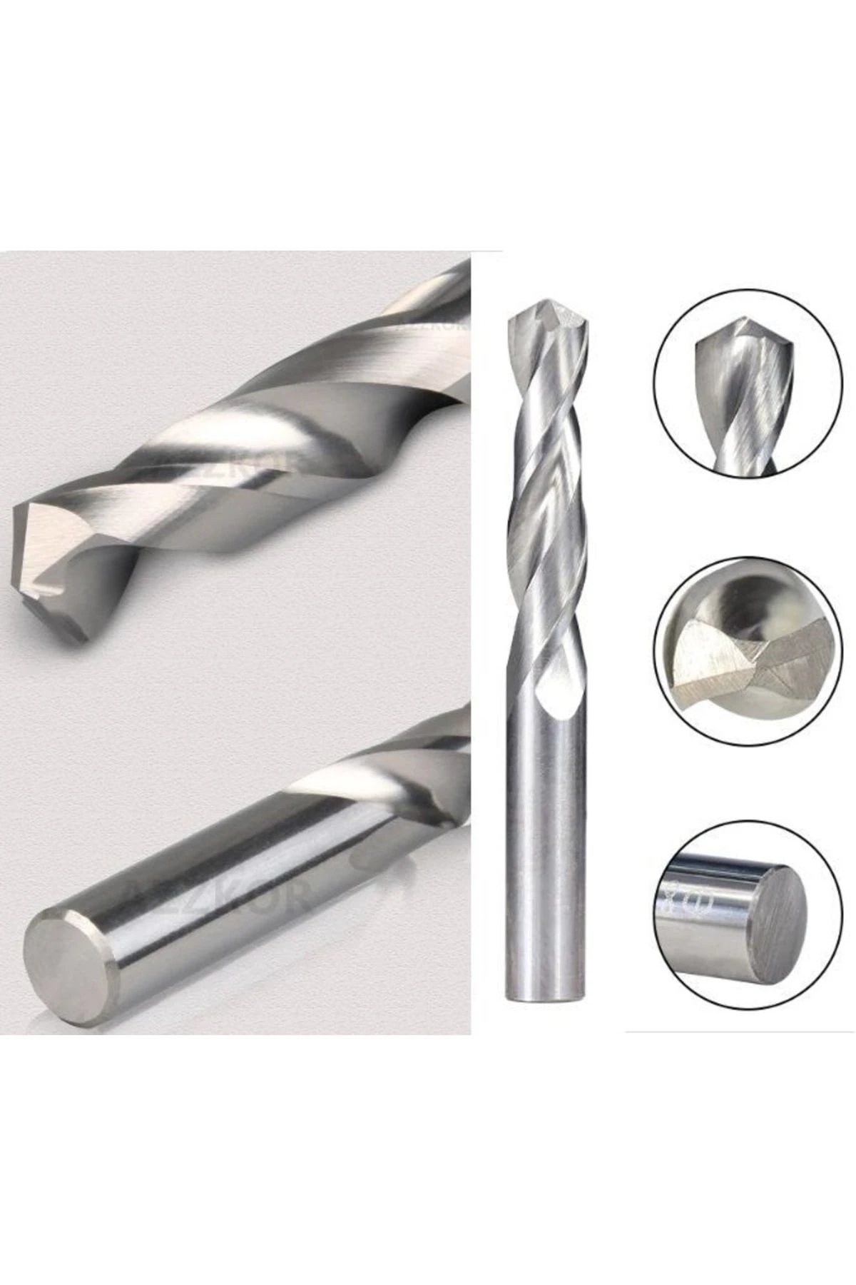 3 Parça Yönlendirici Bit End Mill Freze Cnc Kesici Ahşap Alüminyum Freze Flüt 4.05 - 4.20mm Carbide