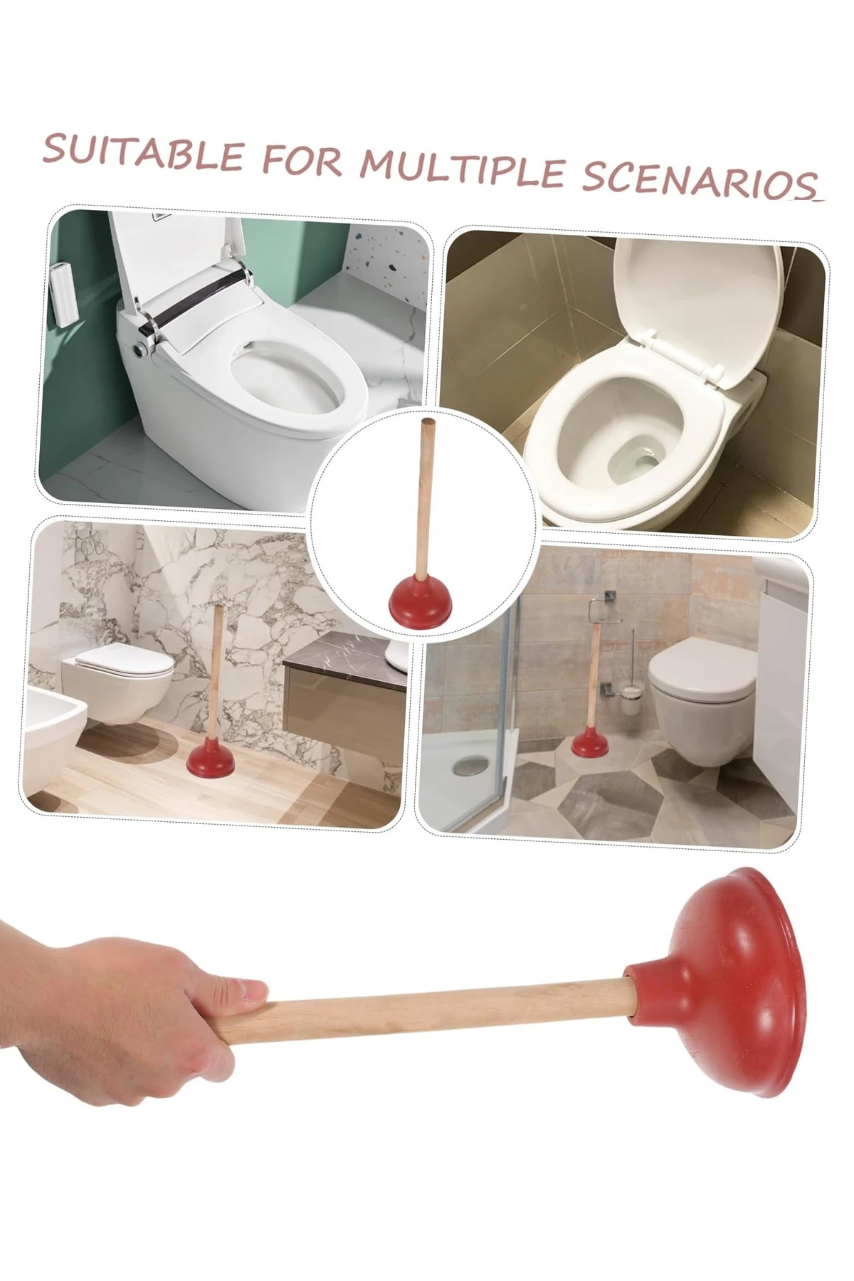 banyo klozet pompası kaucuk güçlü vakum pompası tuvalet lavabo evye pisivar tıkanık açma