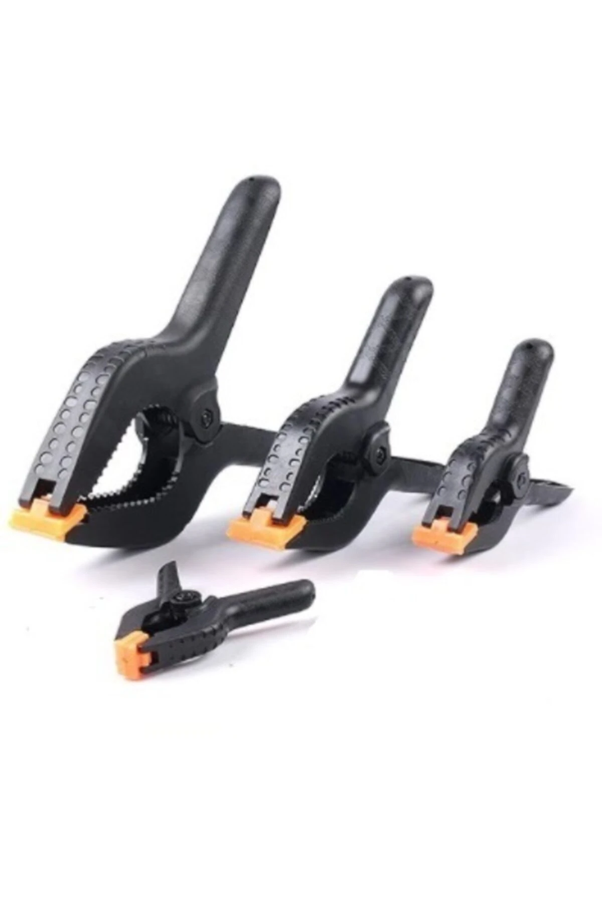 Mandal Tipi Mengene Işkence Plastik Kelepçe Güçlü Mafsallı Çene 4 Parça Kıskaç Mengene