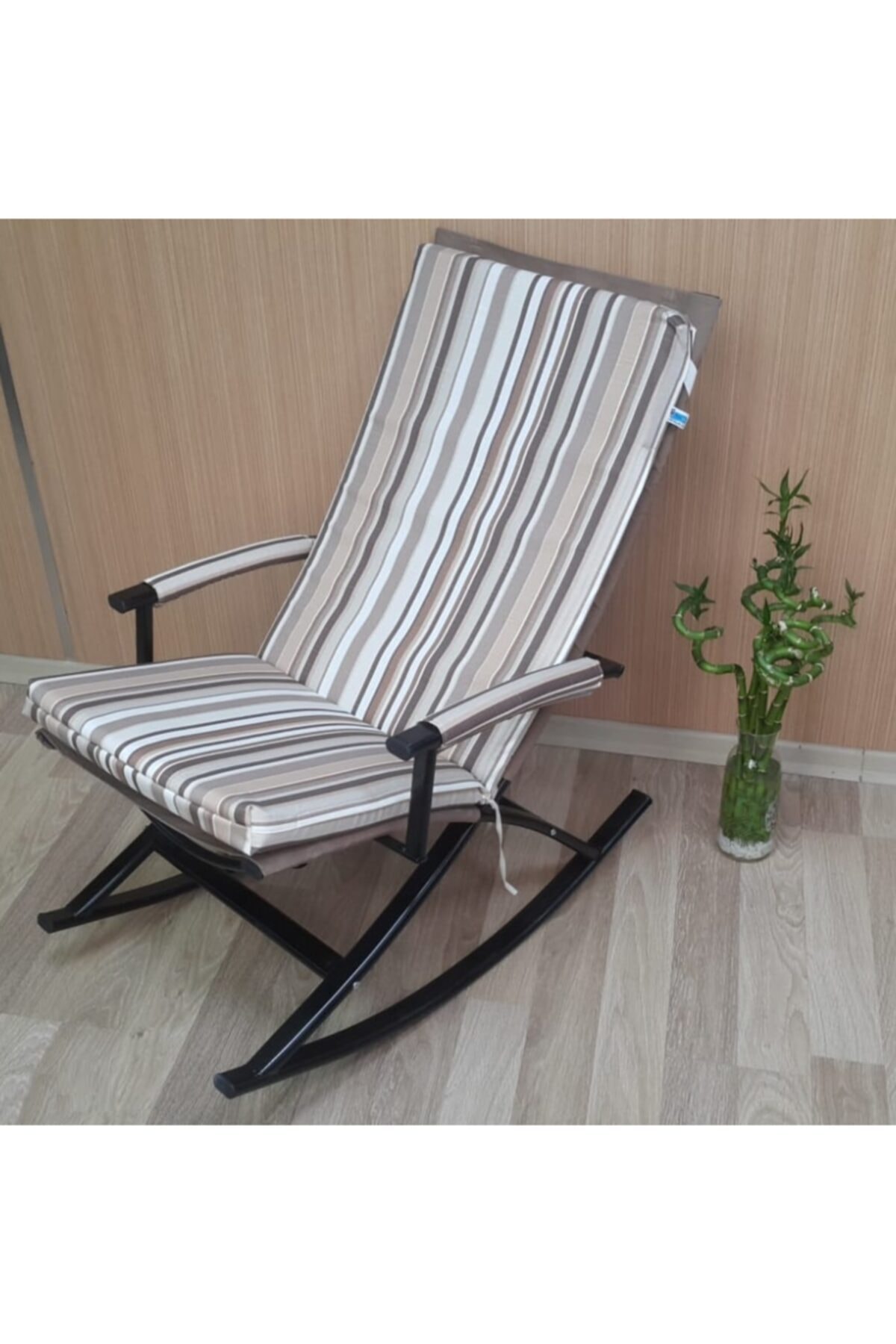 Sallanan Tv Koltuğu Sallanır Berjer Sandalye Yıkanabilir Fermuarlı Minderli