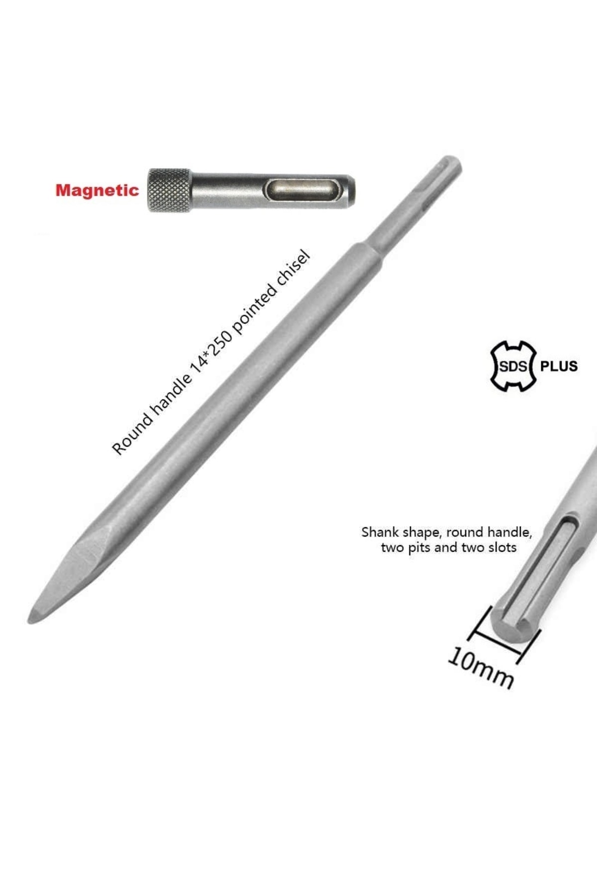 Beton Kırma Delme Için Sds Plus Hilti Ucu Ve Bits Adaptörlü Murc Ve Vidalama Bits Adaptör