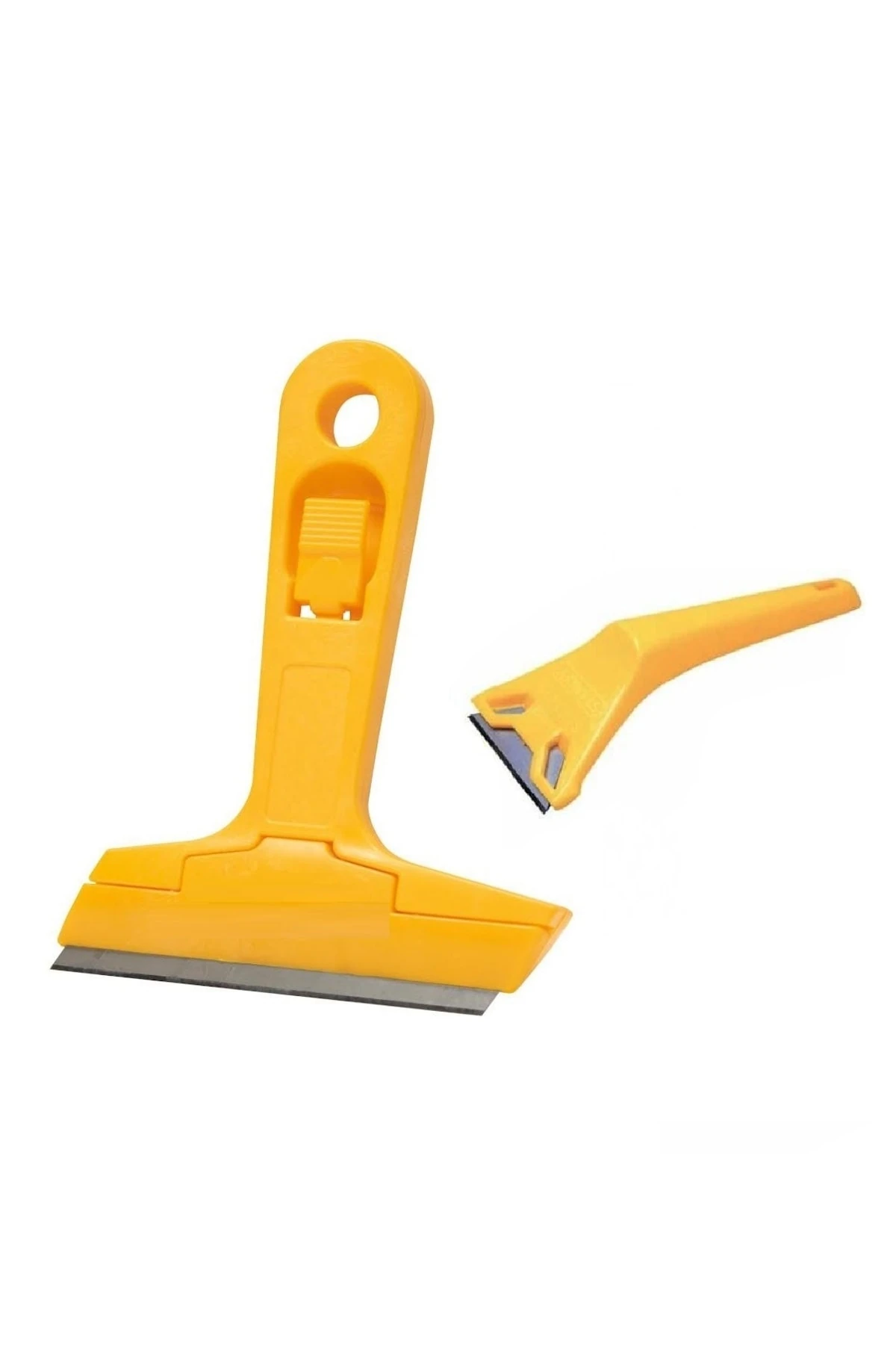 Cam Ocak Kazıma Temizleyici Buz Sökücü Spatula Seti Mutfak Fırın Ocak Fayans 2li Hassas Set