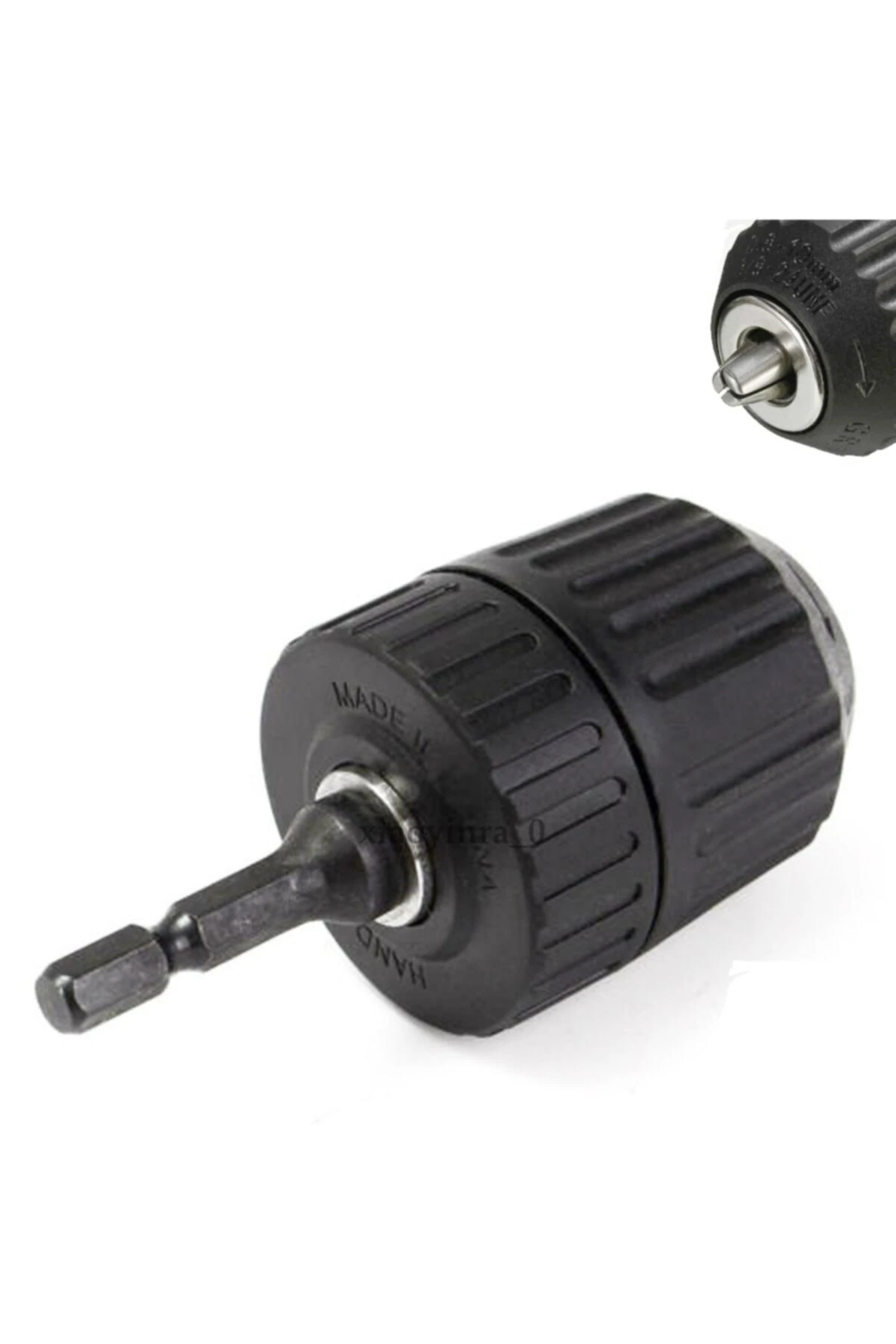 Şarjlı Vidama Matkap Için 1/4 Hex Adaptörlü Mandren 10mm 3/8 Mm Otomatik Anahtarsız Süpra Mandren