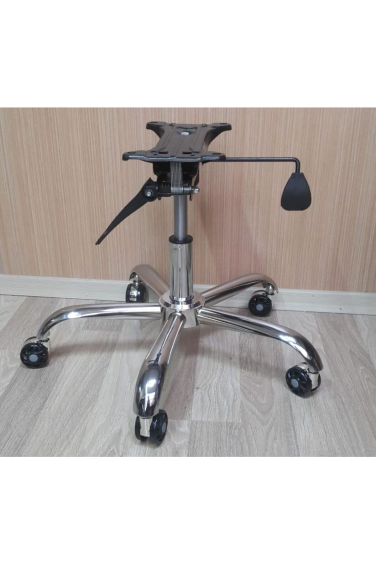 Ofis Büro Çalışma Koltuğu Için Metal Yıldız Ayak Amortisör Tekerlek Şase Mekanizma Yedek Parça Set