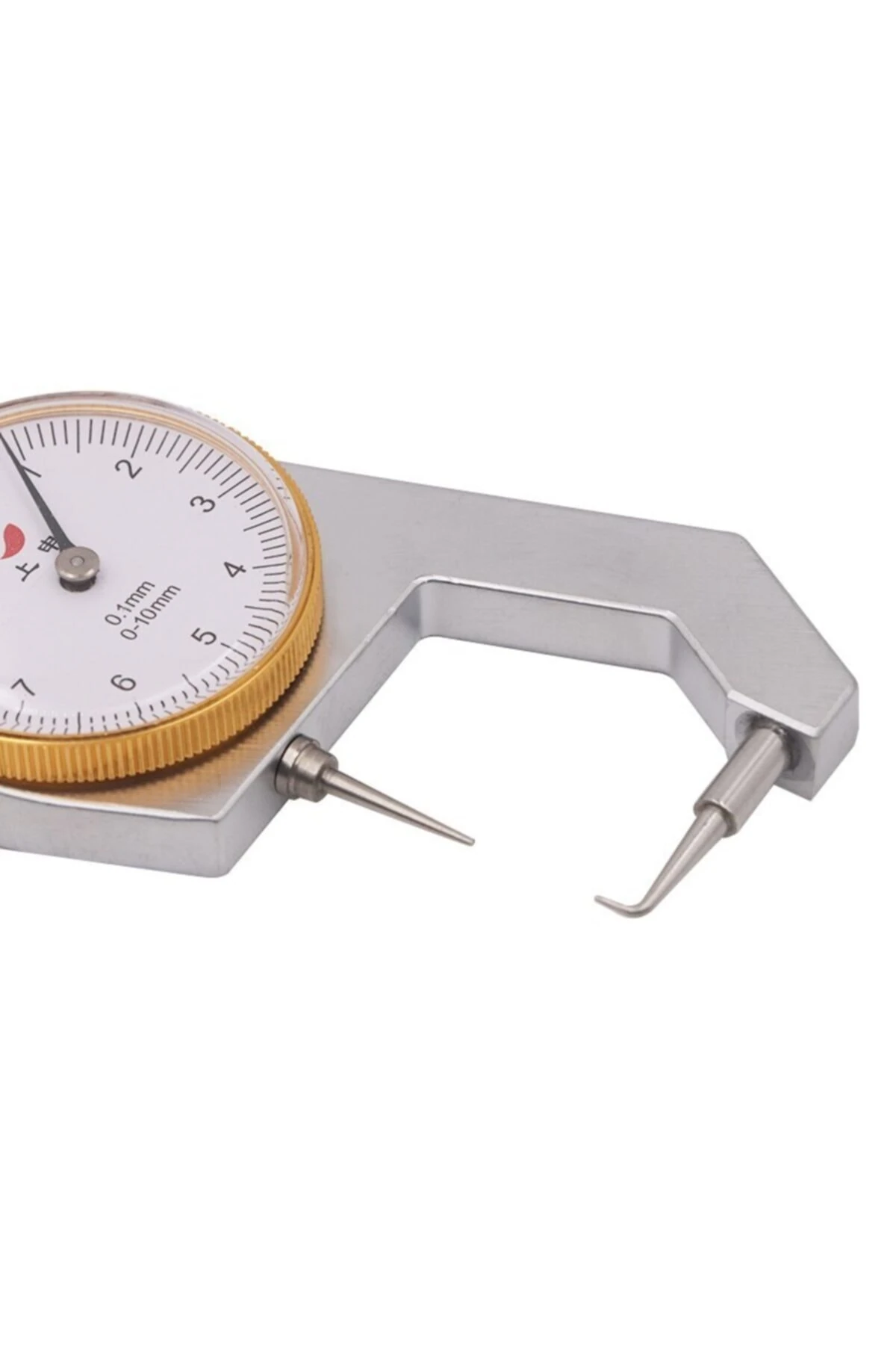 Kadranlı Sert Malzeme Kalınlık Ölçer Kumpas Gümüş Metal Saç Diş Ölçüm Kompratör Micrometre