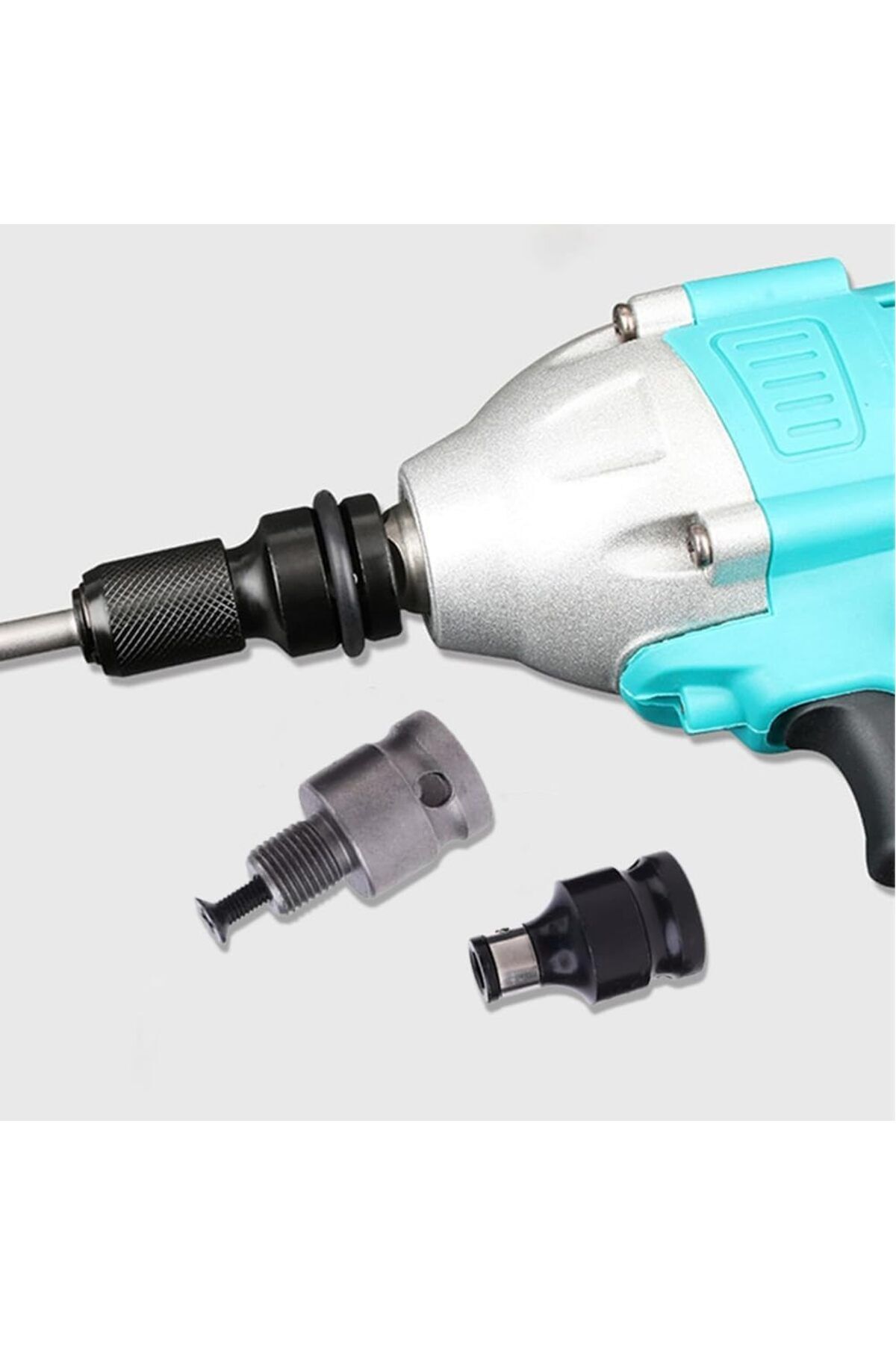 1/2 Matkap Chuck Mandren Adaptör Somun Sökme Makinesini Hex Bits Vidalamaya Dönüştürme Aparat Seti