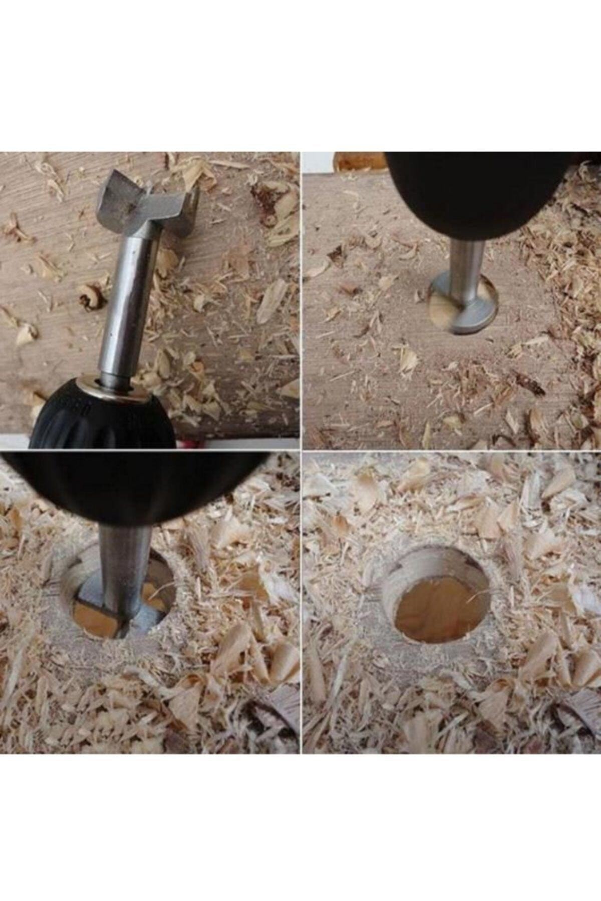 Menteşe Açma Ucu 35 Mm Menteşe Yuvası Açma Mum Yuvarlak Delme Panç