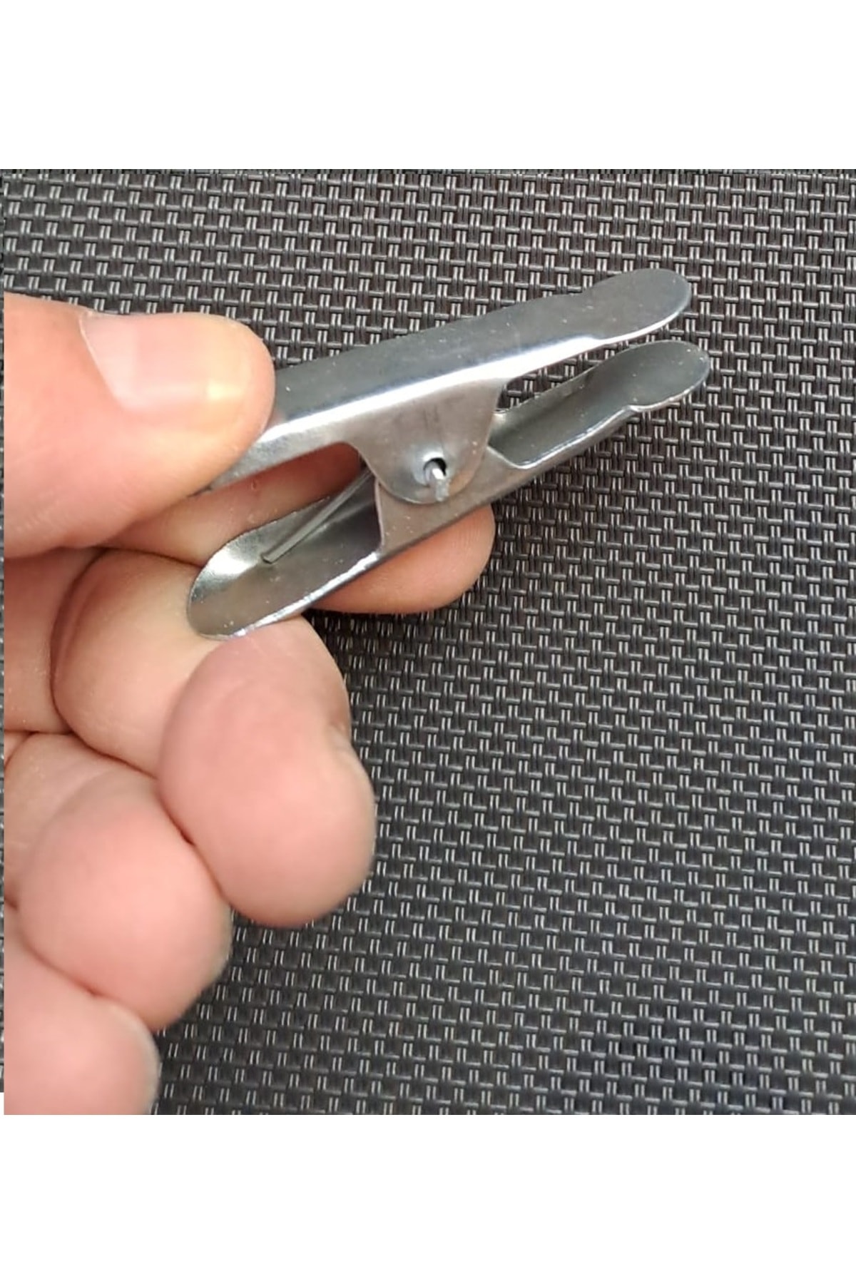 metal Manndal klips 6 adet çok amaçlı yaylı kıskaç