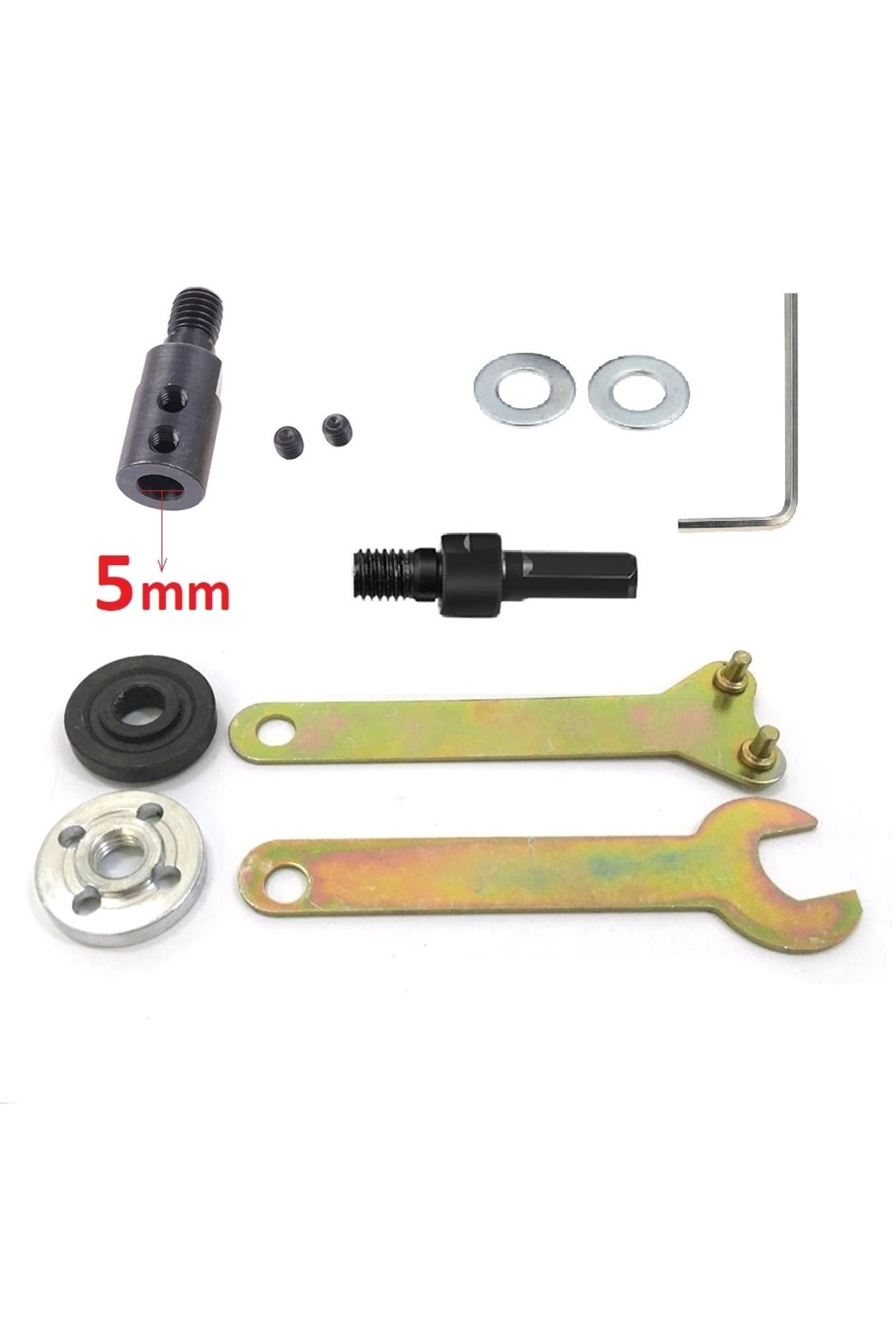 5mm Motor Kaplini Ve Matkap Için 2li Disk Bağlama Adaptör Aparat Seti Okul Proje Ödev Uygulama Arge