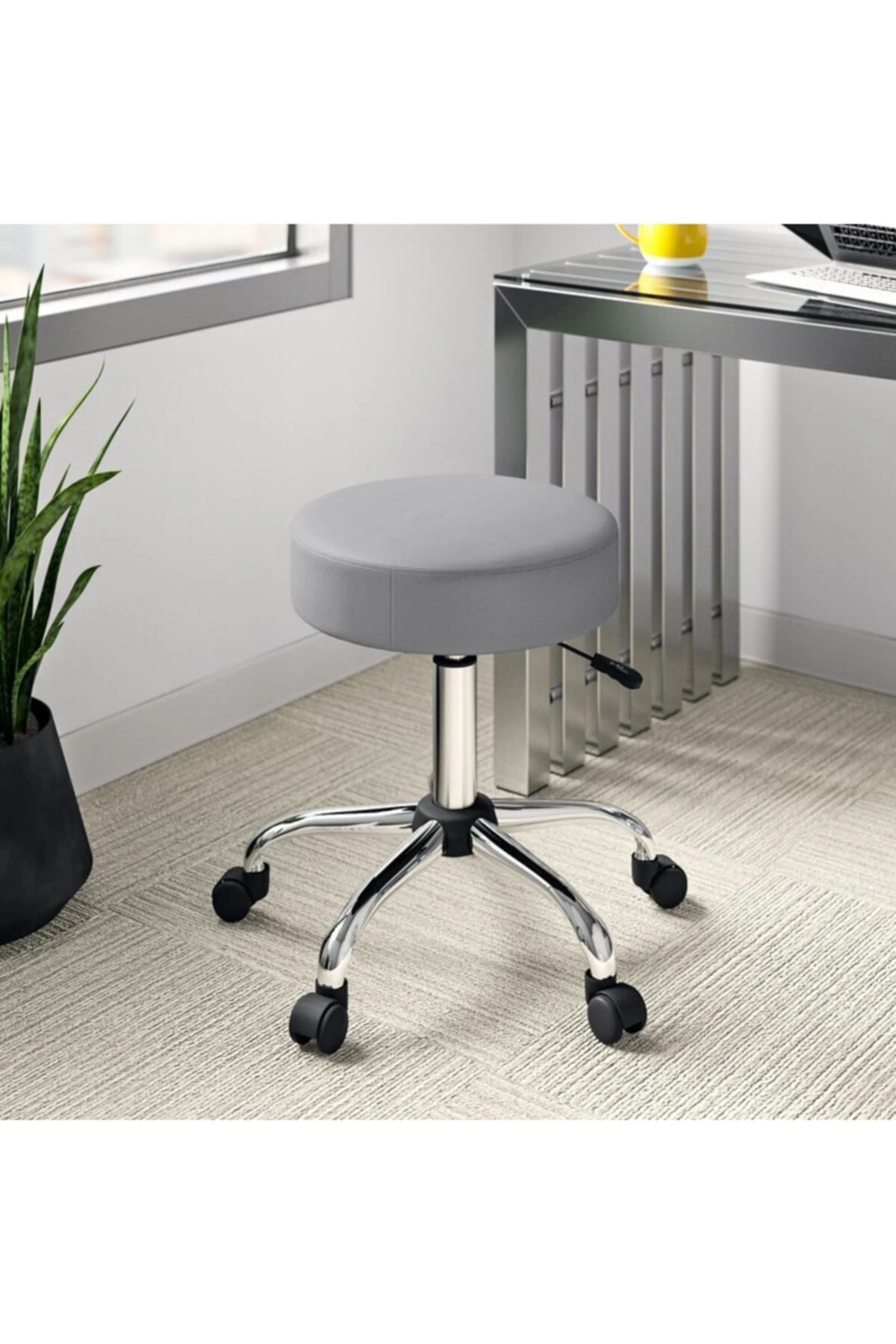 Gri Metal Yıldız Ayak