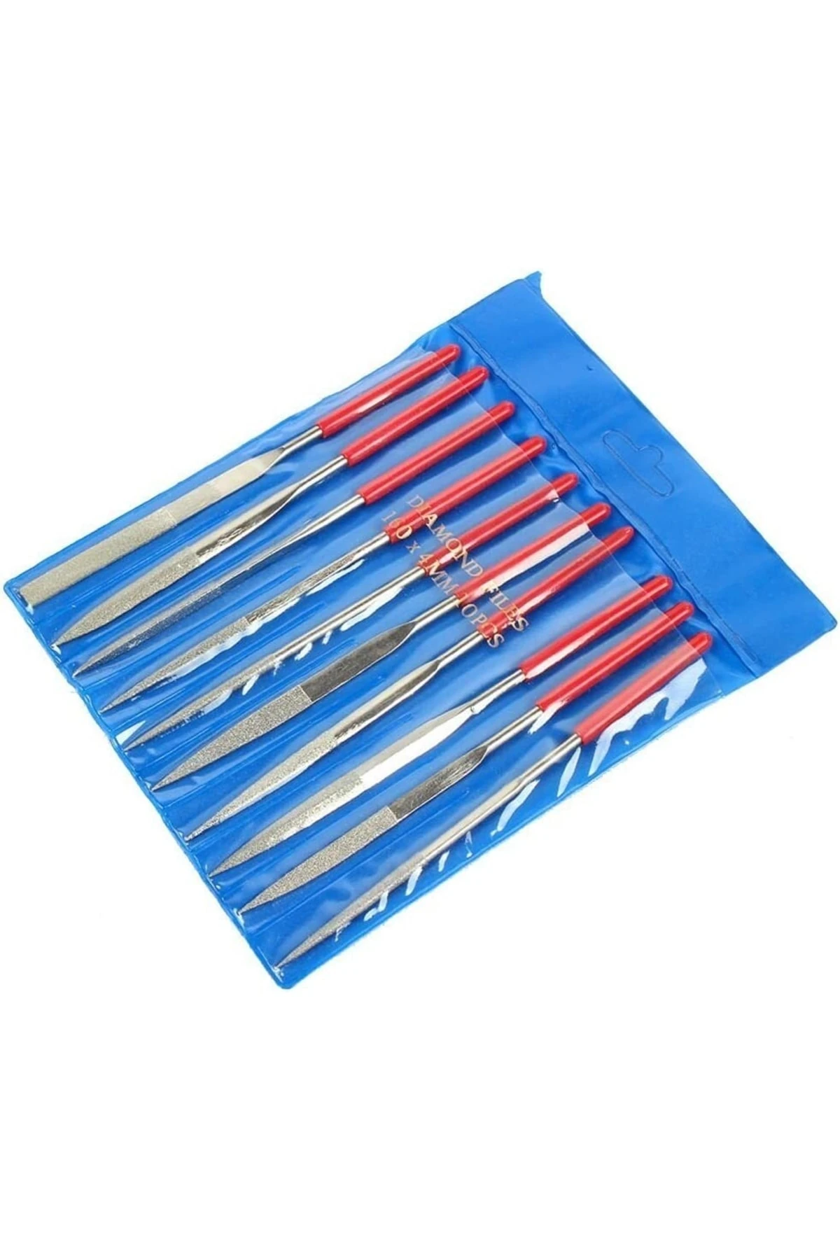 Diamond Elmas Eğe Seti Metal Cam Takı Kuyumcu Hassas Eğeleme Takımı 10 Adet Cam Metal Porselen