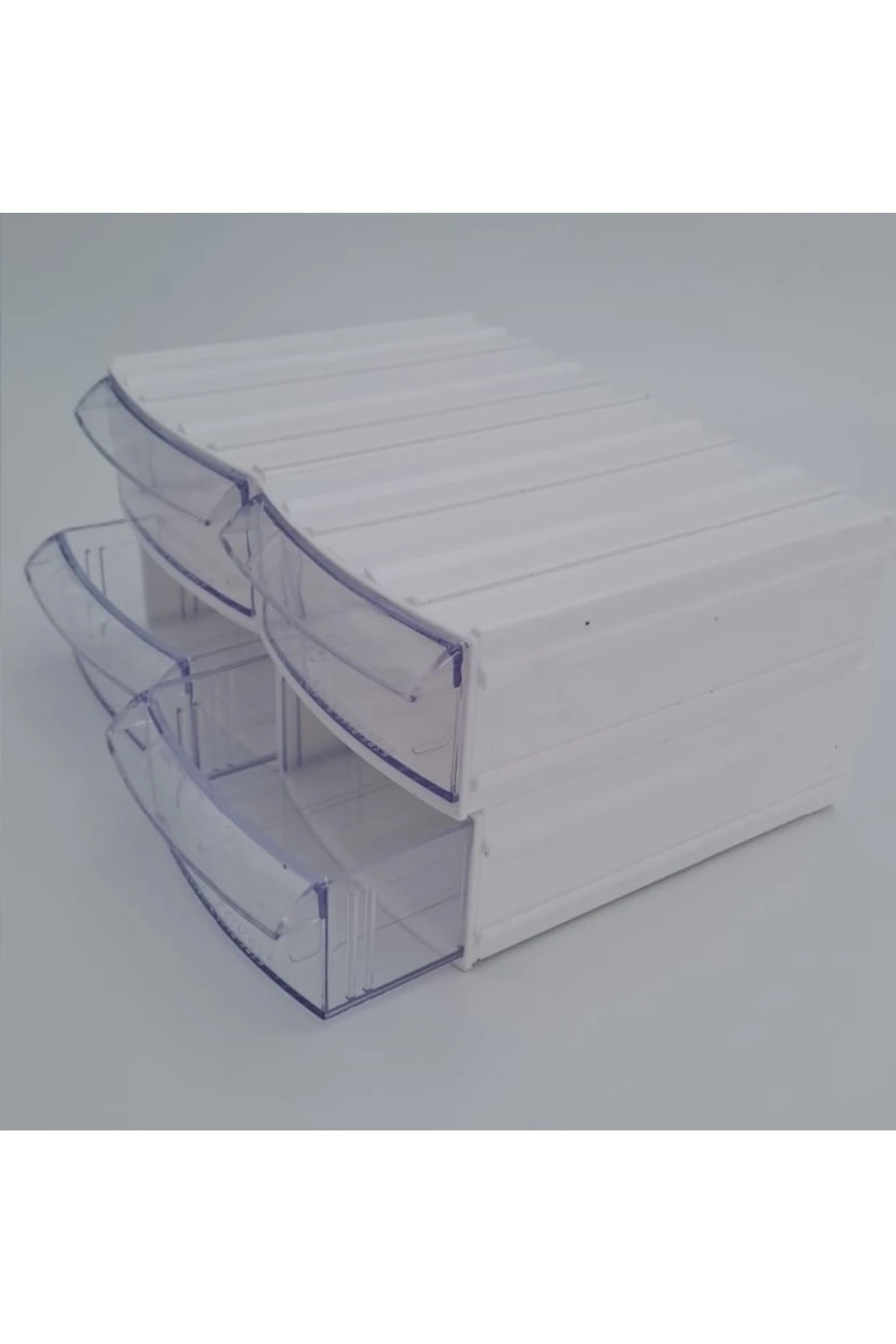 Şeffaf Çekmeceli Organizer Kutu 4 Kutu Dremel Gravür Boncuk Mücevher Saklama Kutusu düzenleyici