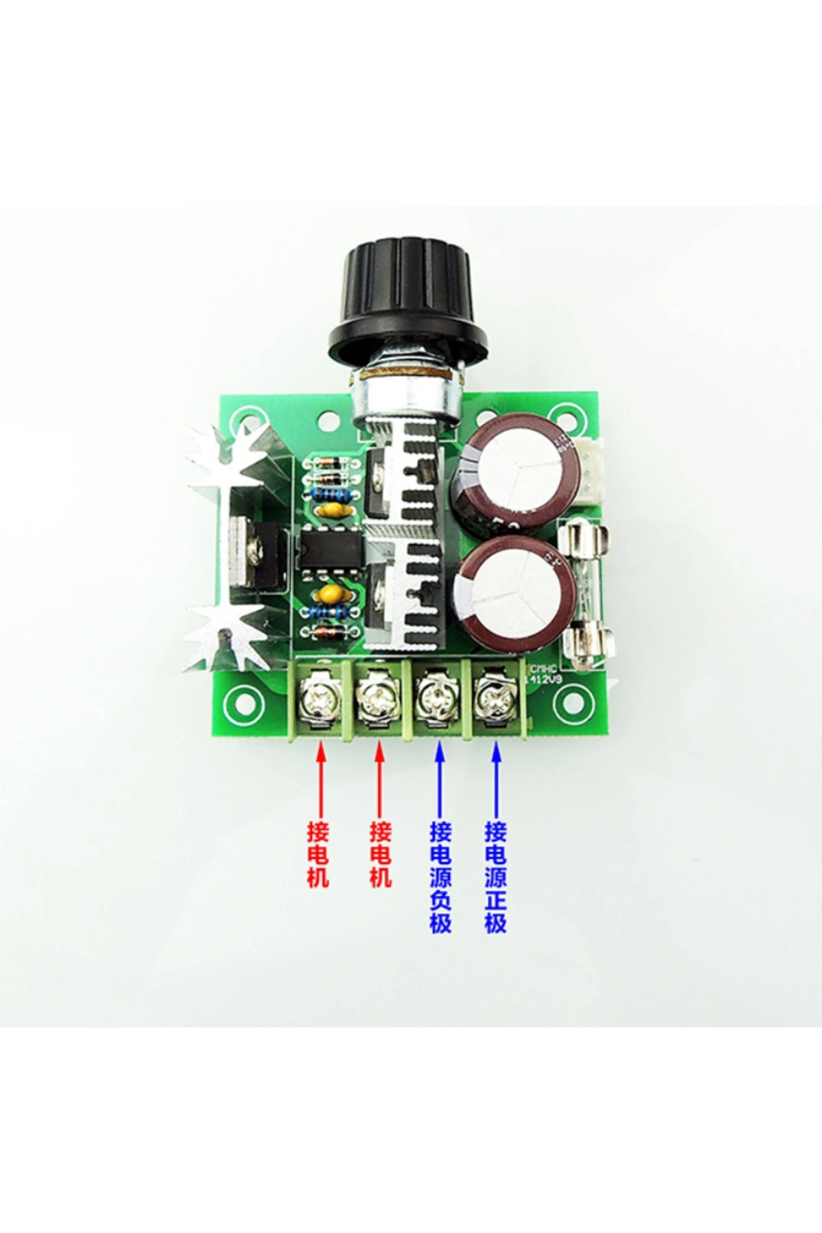 Dc 12v 24v 30v 40v 13khz Otomatik Pwm 10a Dc Motor Hız Regülatörü Vali Hız Kontrol Anahtarı