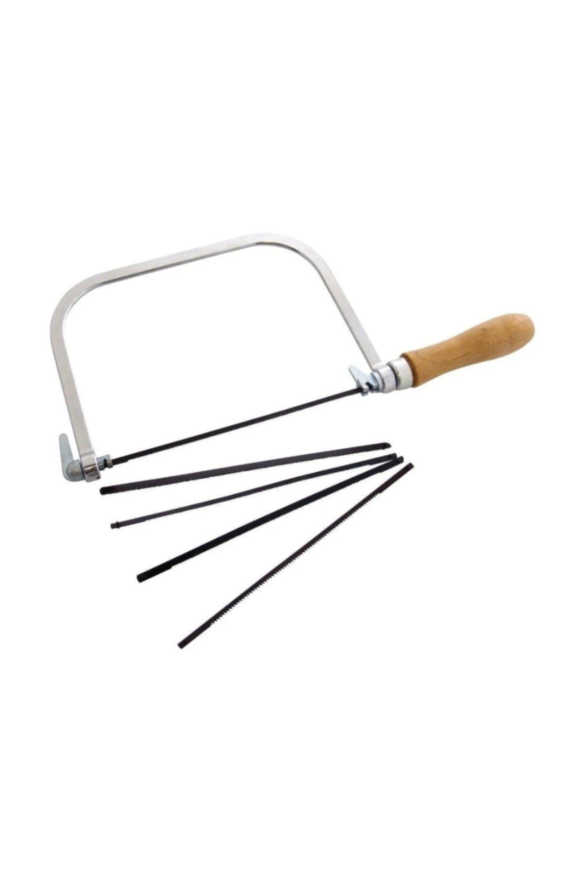 Kıl Testere Hassas Ince Kesim Testeresi Ahşap Saplı Yedek Uçlu Marangoz Testere