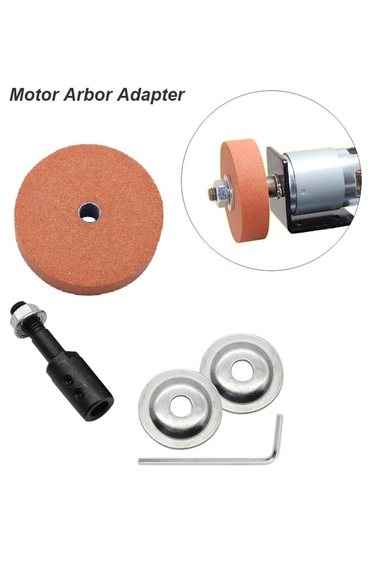 8mm  motor mili için bileme taşı ve kaplin motoru bileme makinesine dönüştürme seti bıçak satır