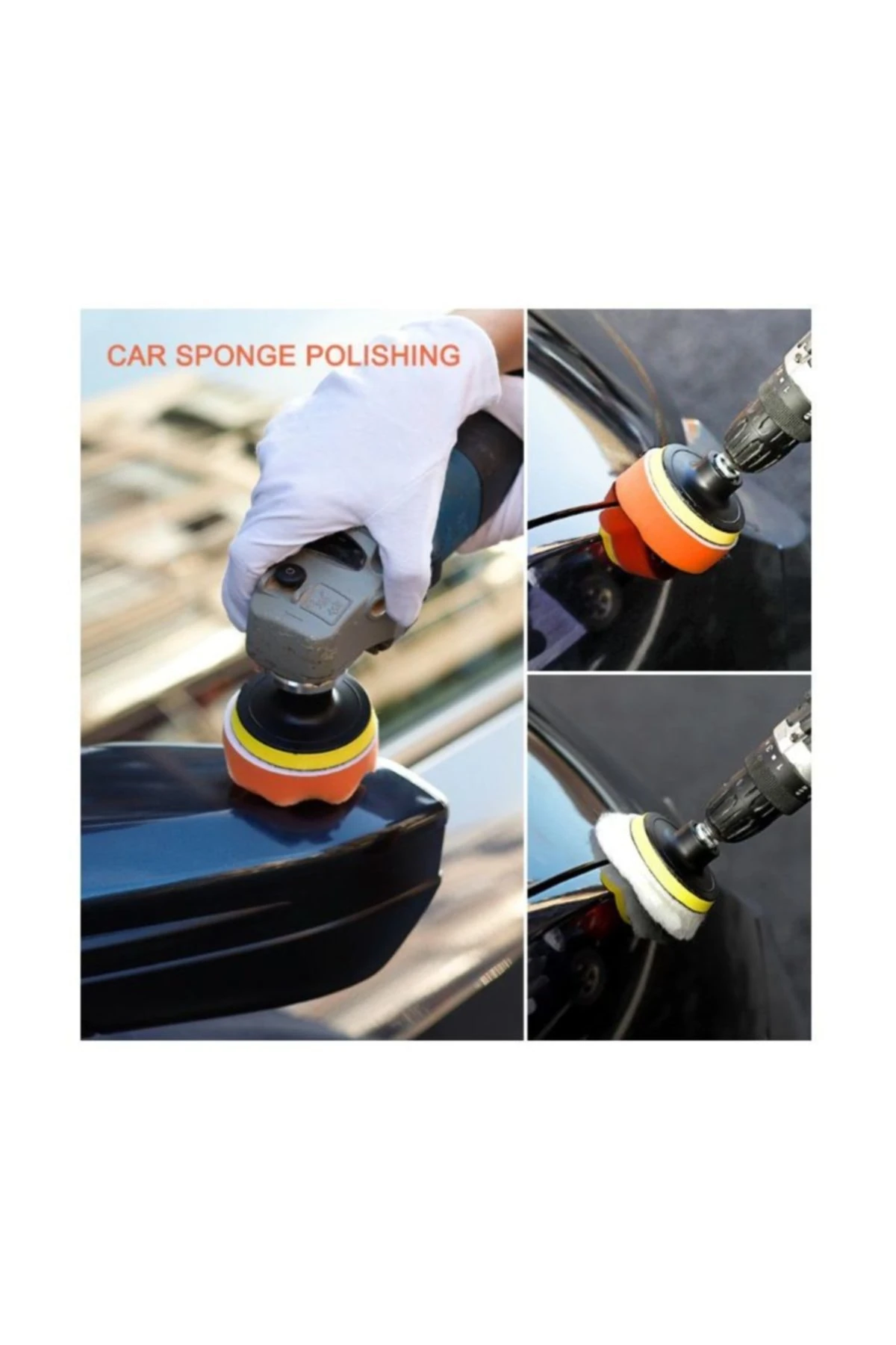 Oto Polisaj  7li Oto Kaporta Far Pasta Cila Boya Koruma Aksesuar Seti