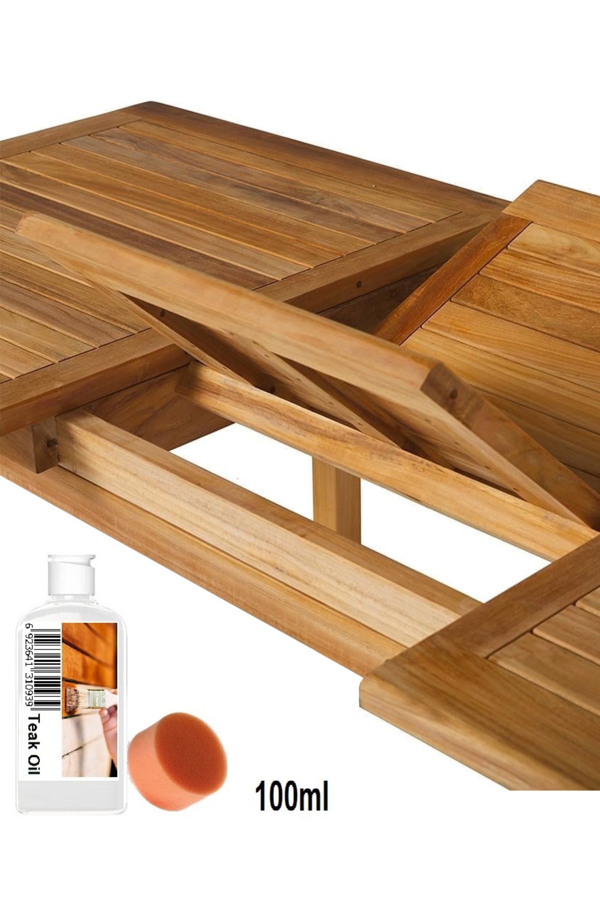 Ahşap Koruyucu Tik Yağı Teak Oil Protect 100ml Koruyucu Renksiz iroko Maun Gül tik yag Ahşap Koruma