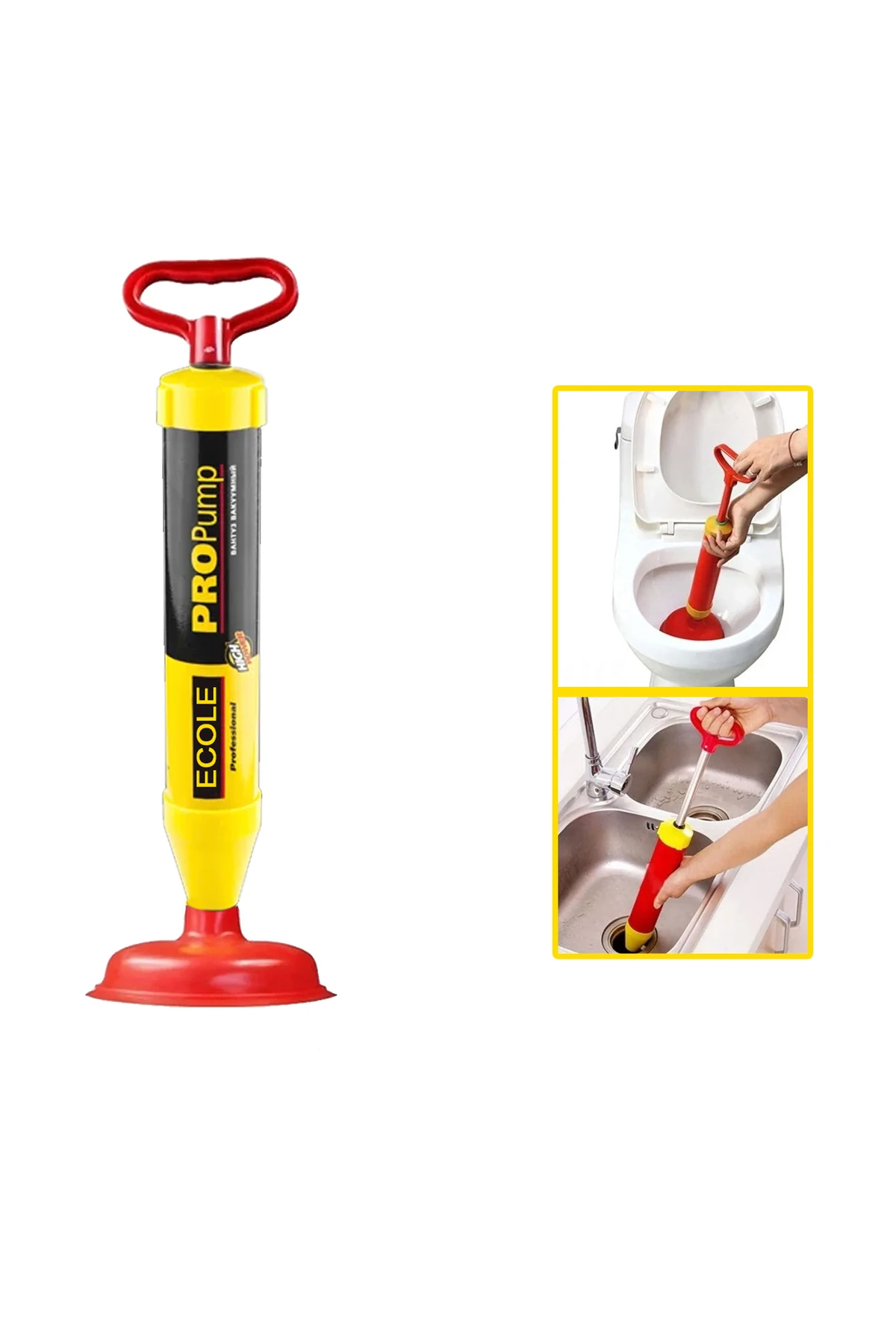 Propump Klozet-Banyo-Lavabo-Gider Açma Pompası- Tıkanıklık Açma Pompası (İlaçsız Zahmetsiz)