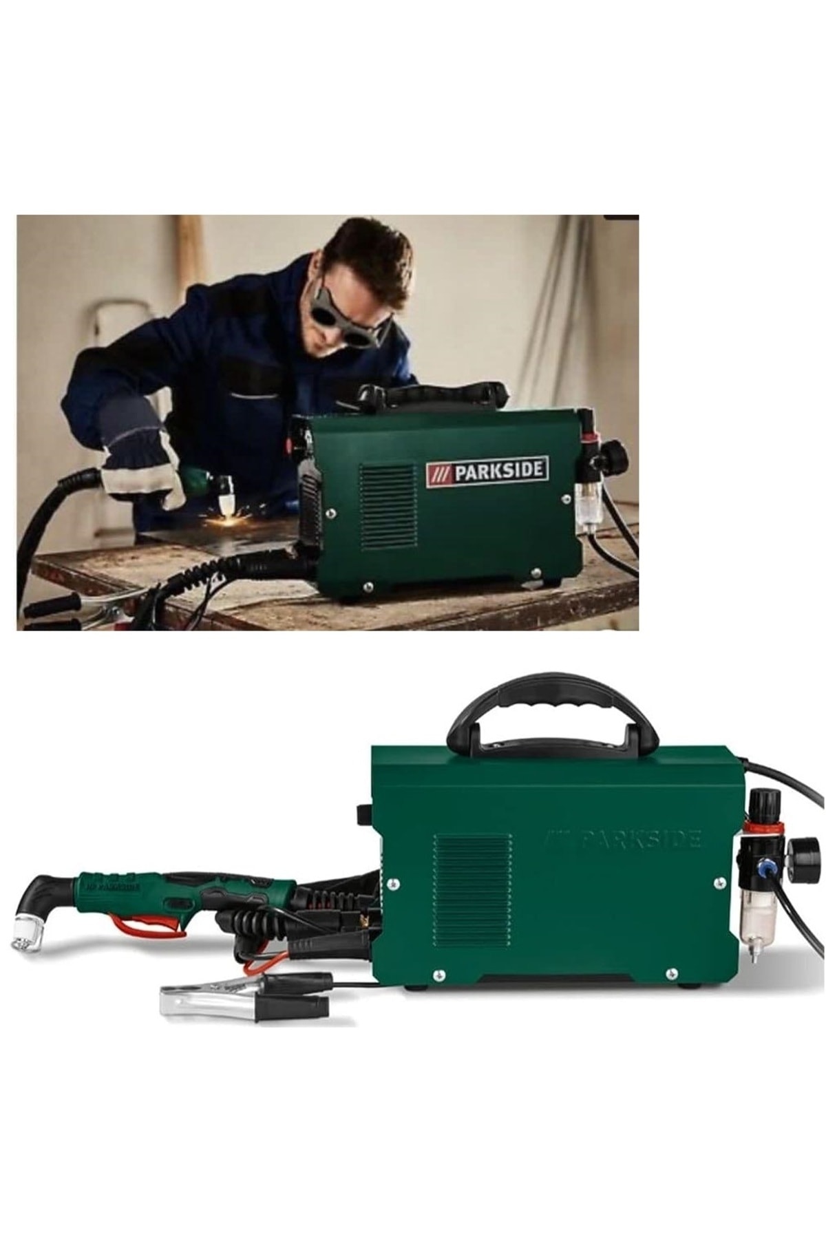 parkside plasma cutter pp3 40 b3 elle Plazma Kesme Makinesi invertör metal kesici