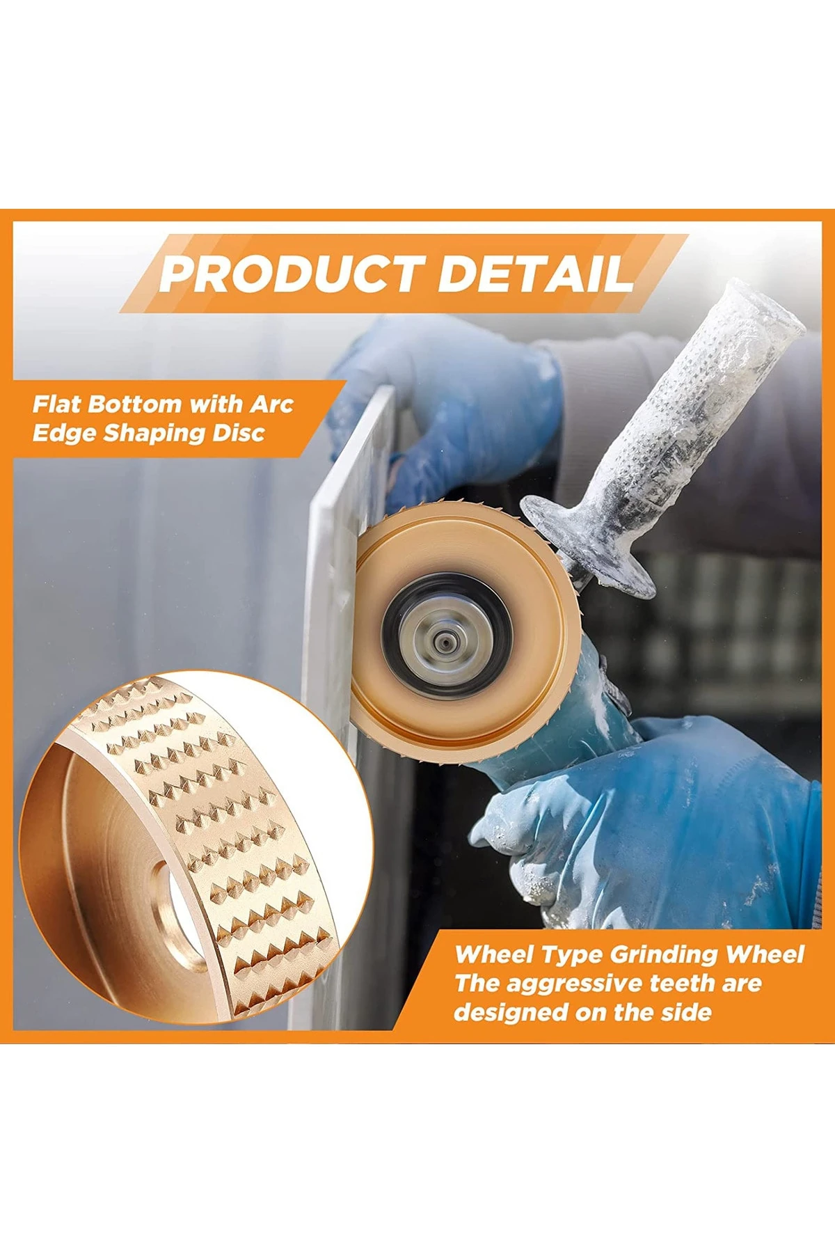 Ahşap Taşlama Törpüleme Aşındırma kesme oyma diski 115mm