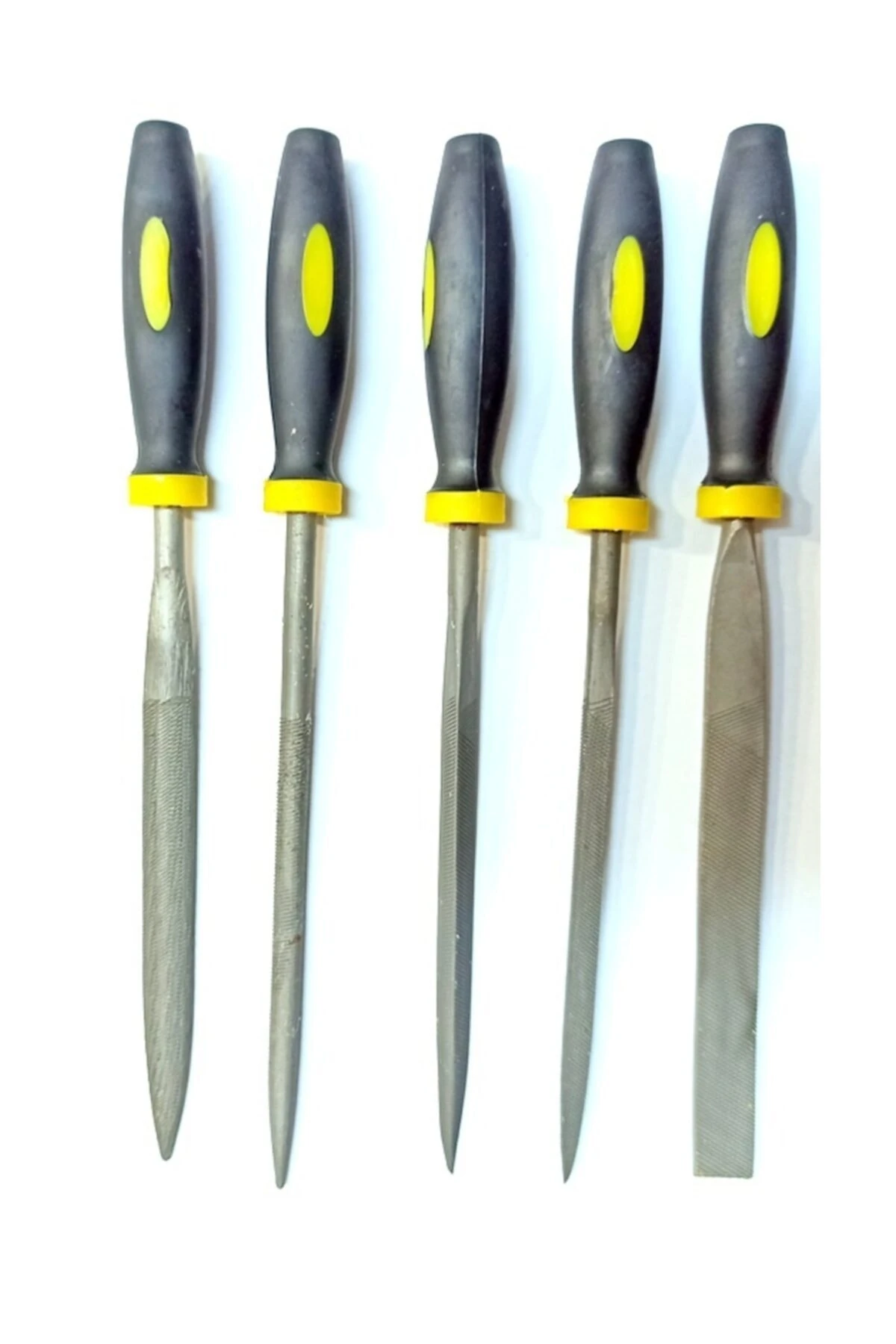 5 Adet Metal Ahşap 180 Mm Eğe Seti