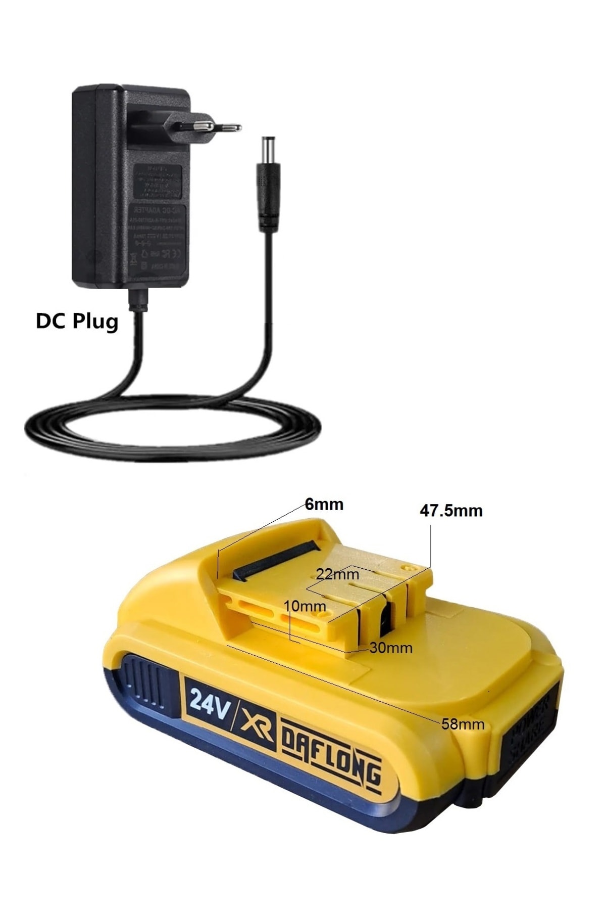 Şarlı Matkap Yedek Akü 12v Batarya ve şarj Adaptör cihazı 2li set Maxstar daflong