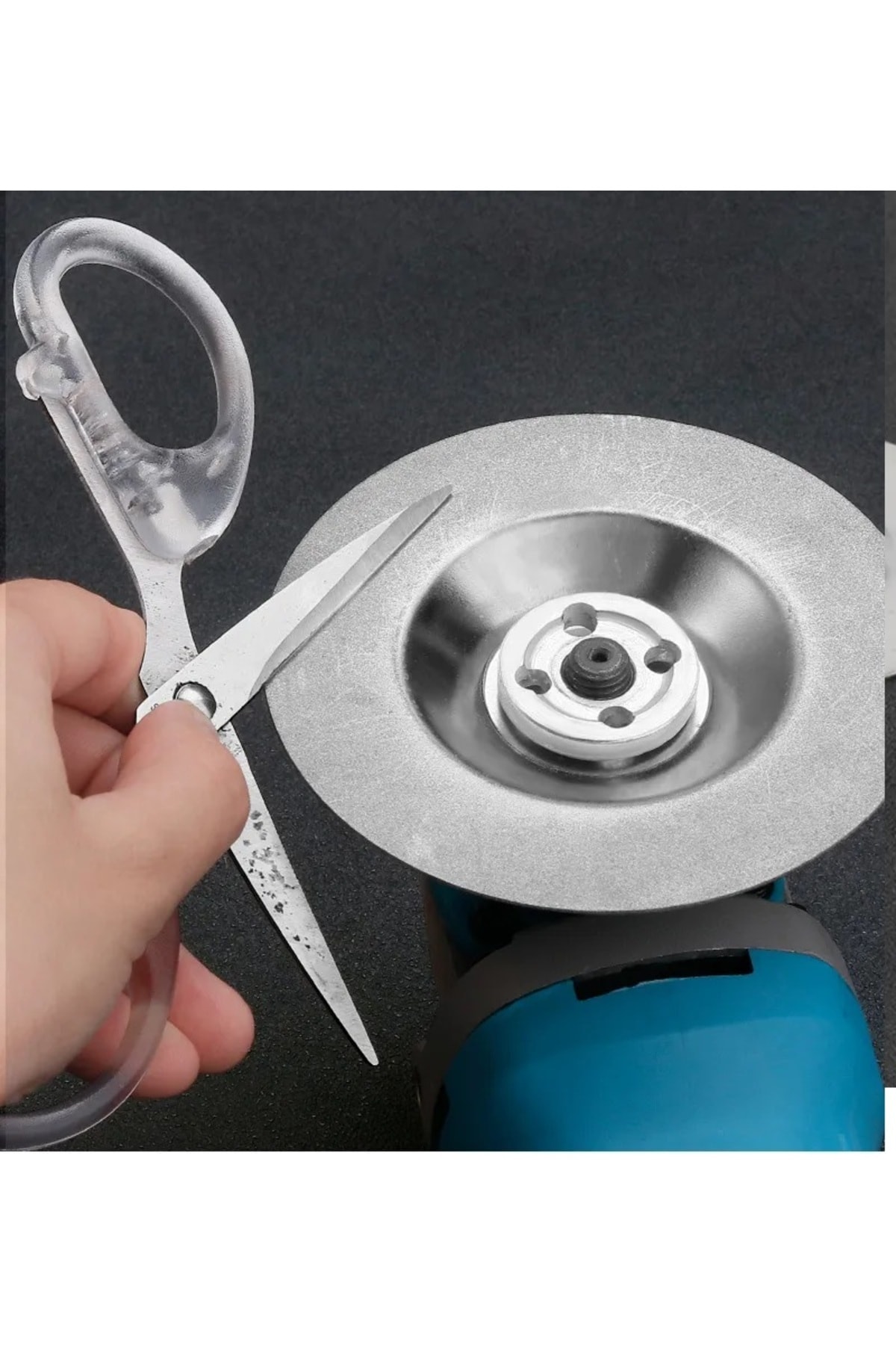 Bileme Için Elmaslı 100mm Disk Bıçak Satır Makas Bileyleme Diski Masat