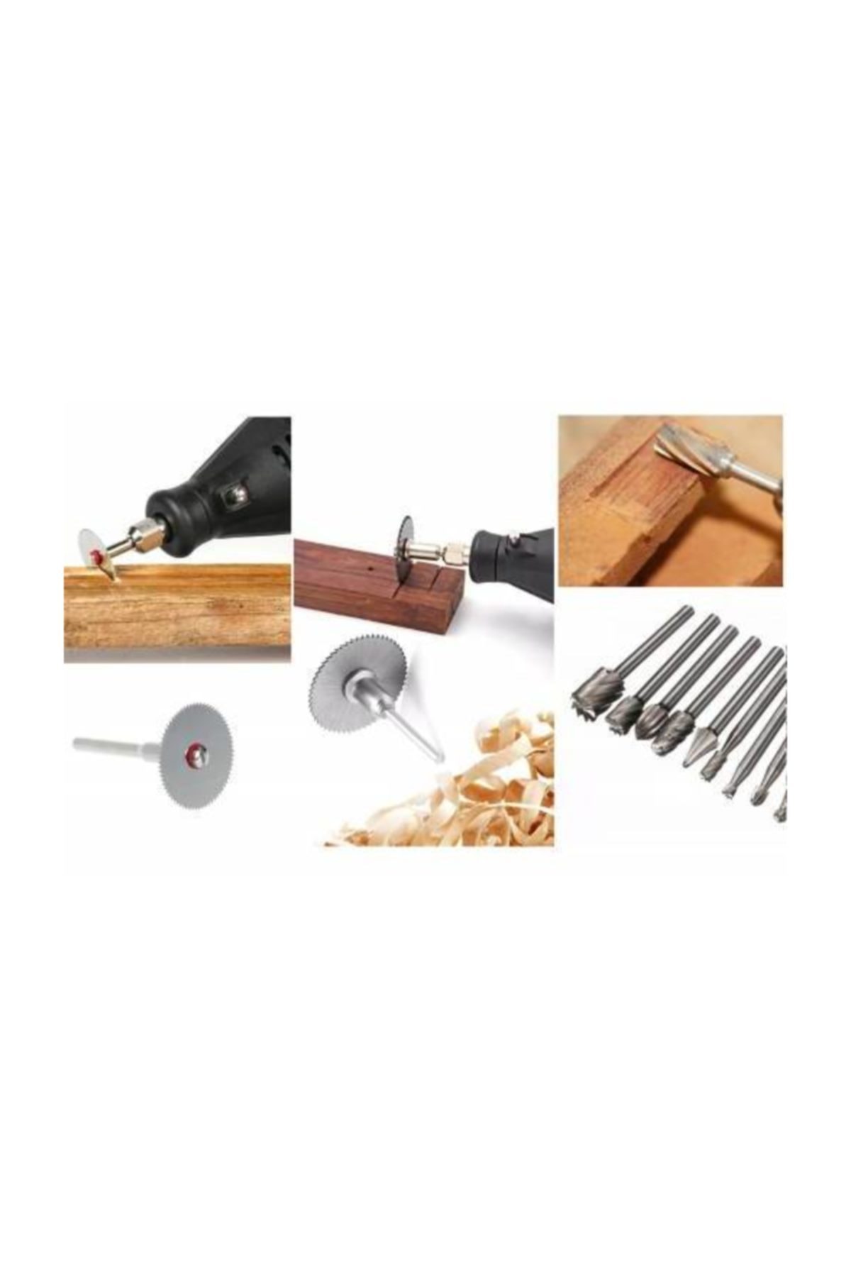 14lü Dremel Proxxon Cihazlar Için Kesici Ahşap Oyma Mini Kesici Hobi Seti