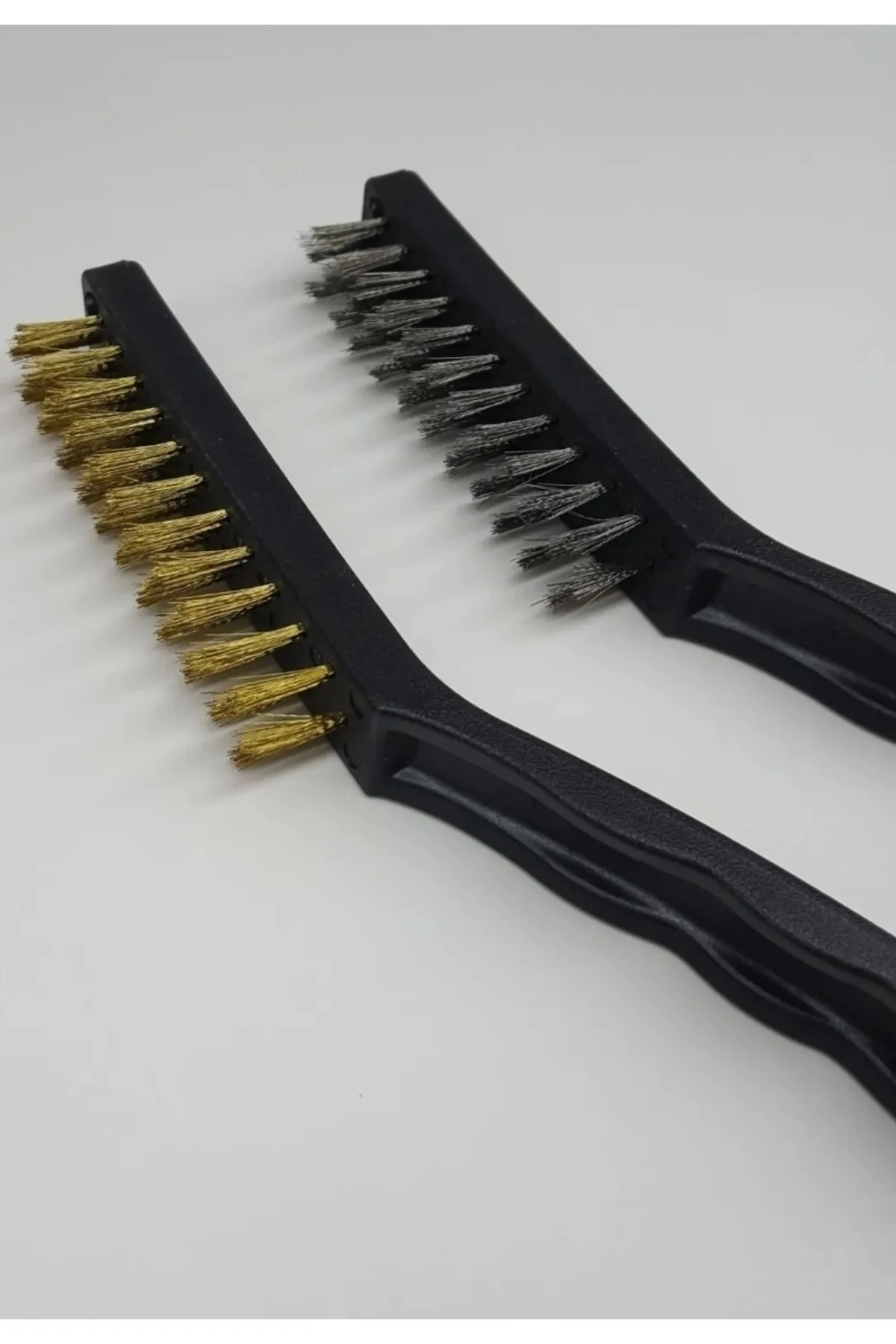 Profesyonel Saplı Tel Fırça Seti Çelik Ve Bakır Fırça Derz Lavabo Mutfak Buji Pas Kir Temizleyici