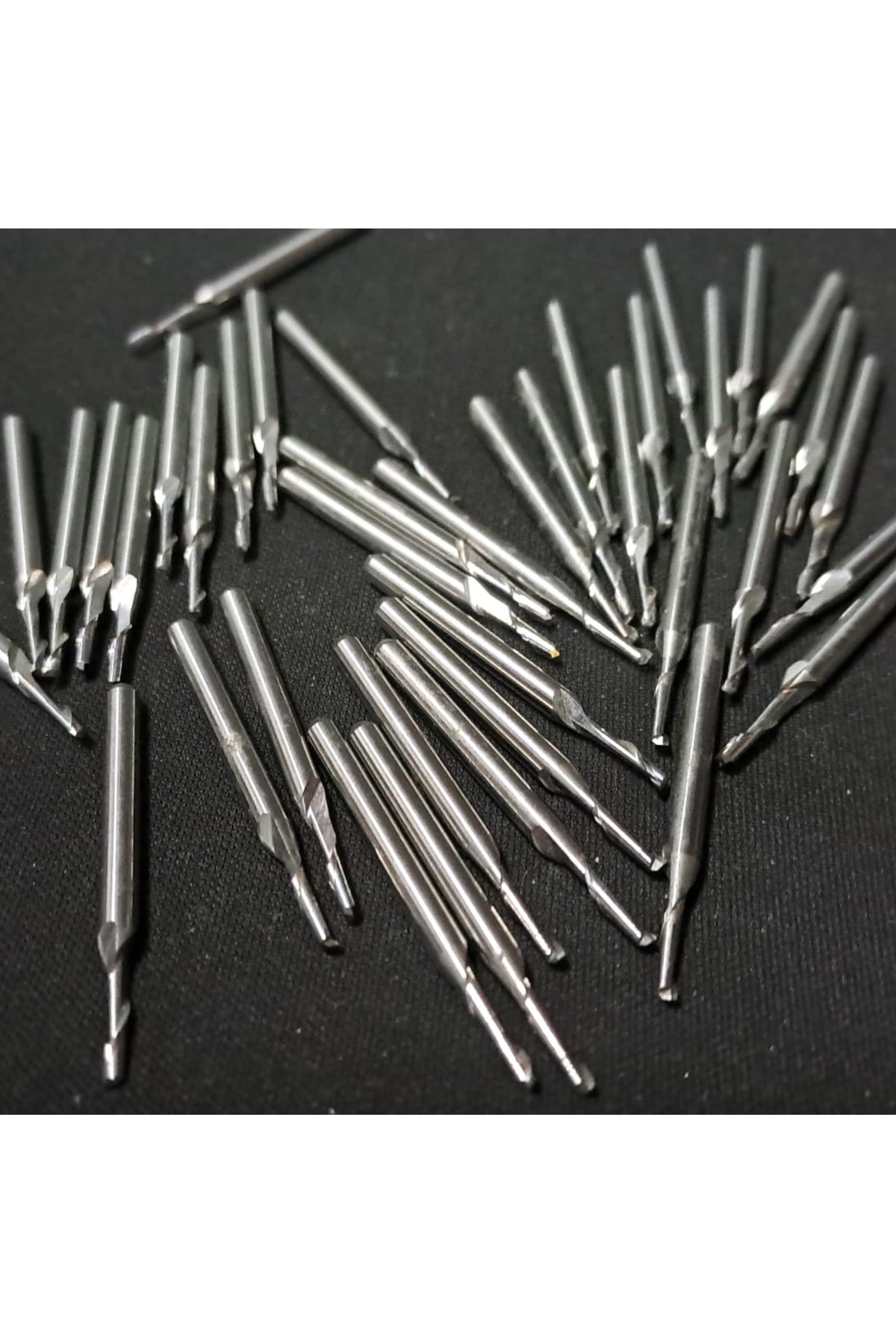 freze için kesim tek flüt karbür End Mill 1,6mm CNC uç Spiral yönlendirici alüminyum bakır ahşap MDF