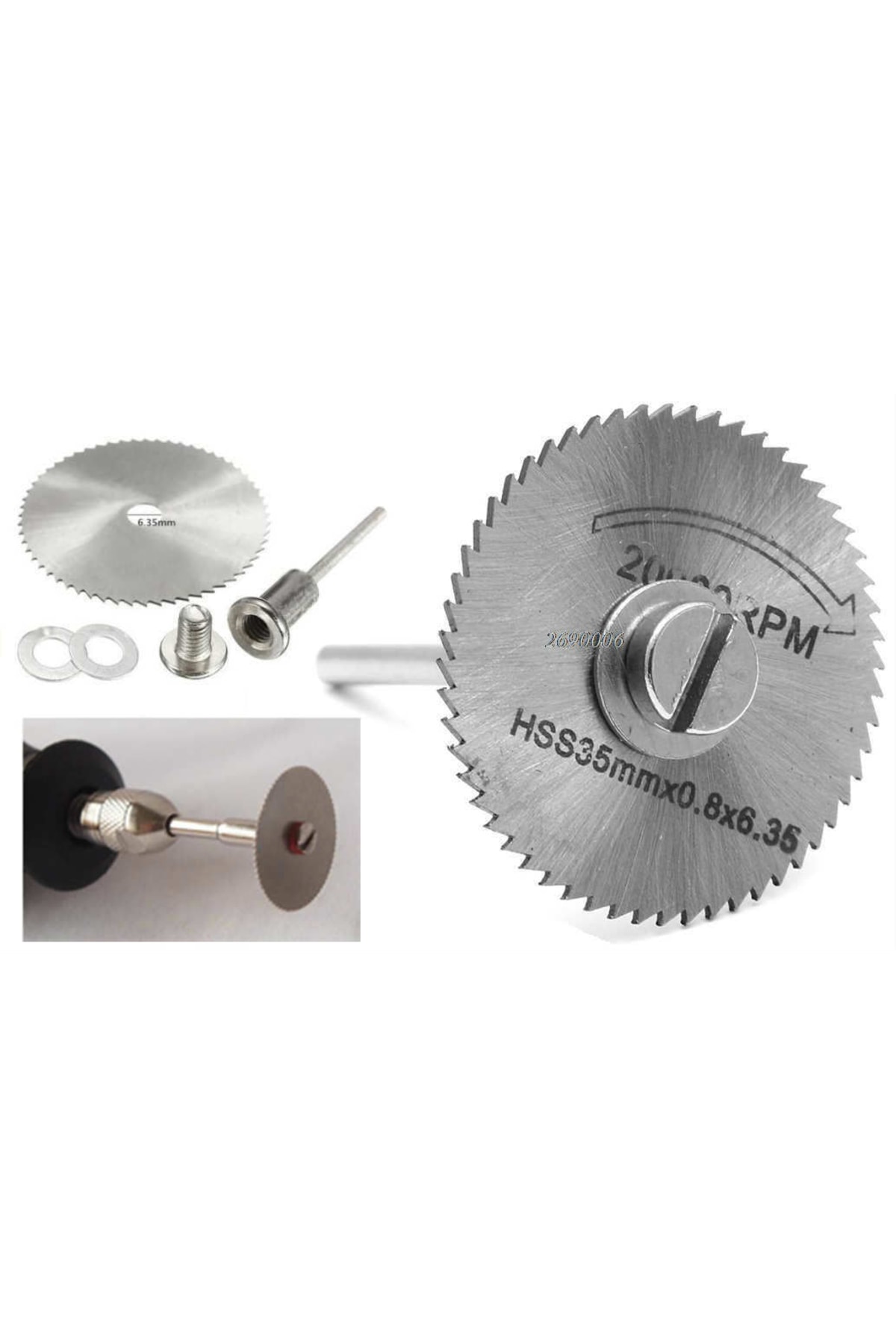 Dremel Matkap Hilti Sds Adaptörü Mini Daire Disk Testere Mandren Bağlantı Elemanı Vidalı Pim Mandire