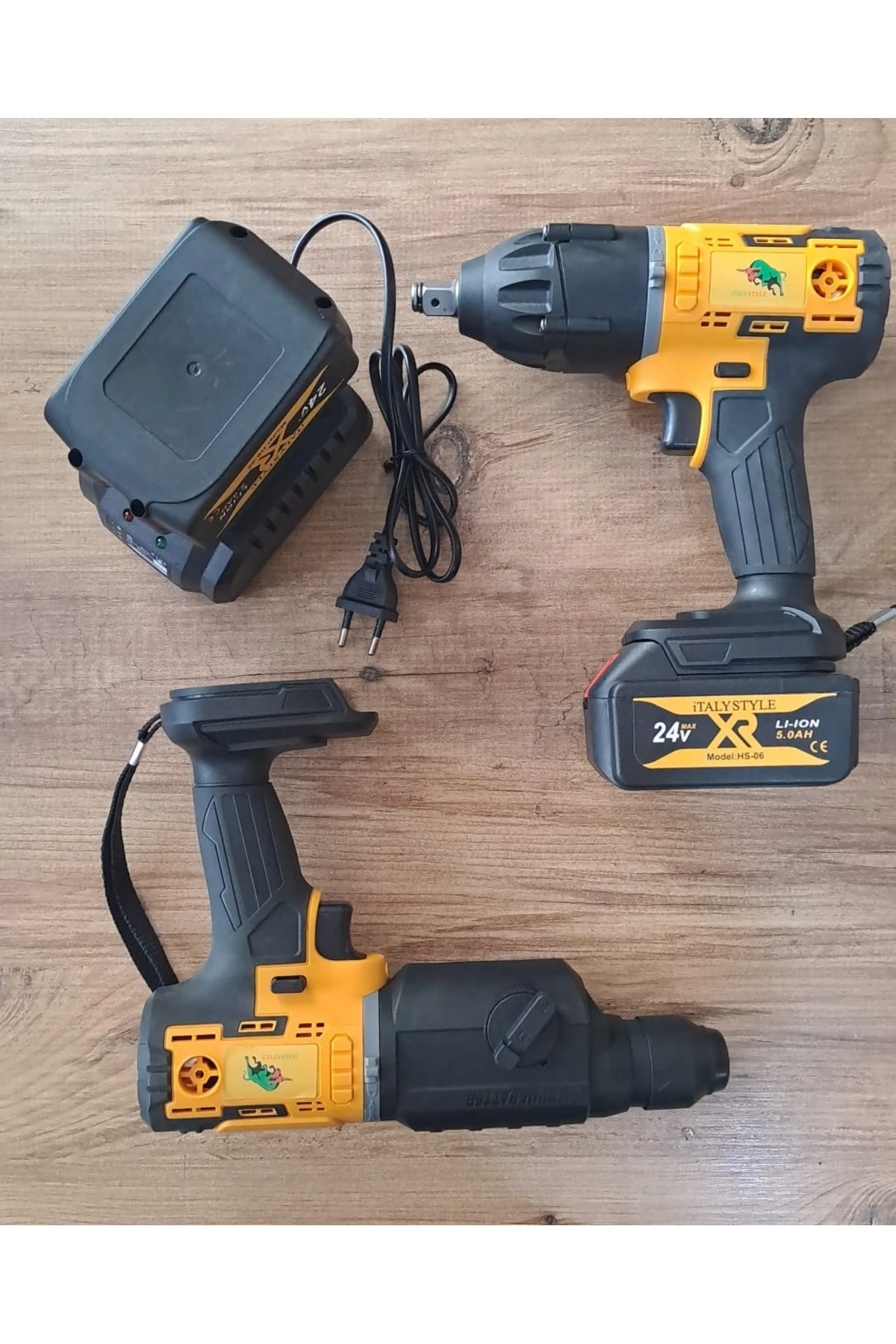 Şarjlı Darbeli Bijon Matkap Vidalama ve SDS Kırıcı Delici Hilti Seti 2 Makina 2 Akü Şarj Çanta