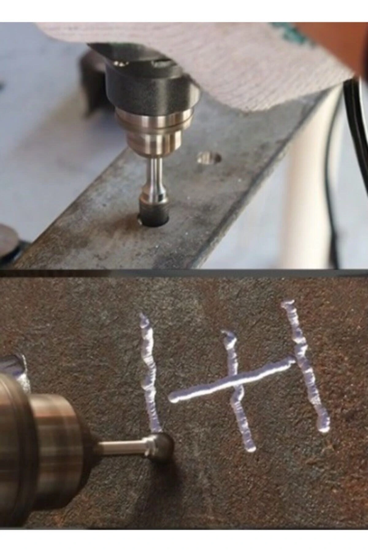 Kalıpçı Taşlama Carbide Cnc Router Için Freze Karbür Uç Sert Malzeme Takımı 3 Parça Set