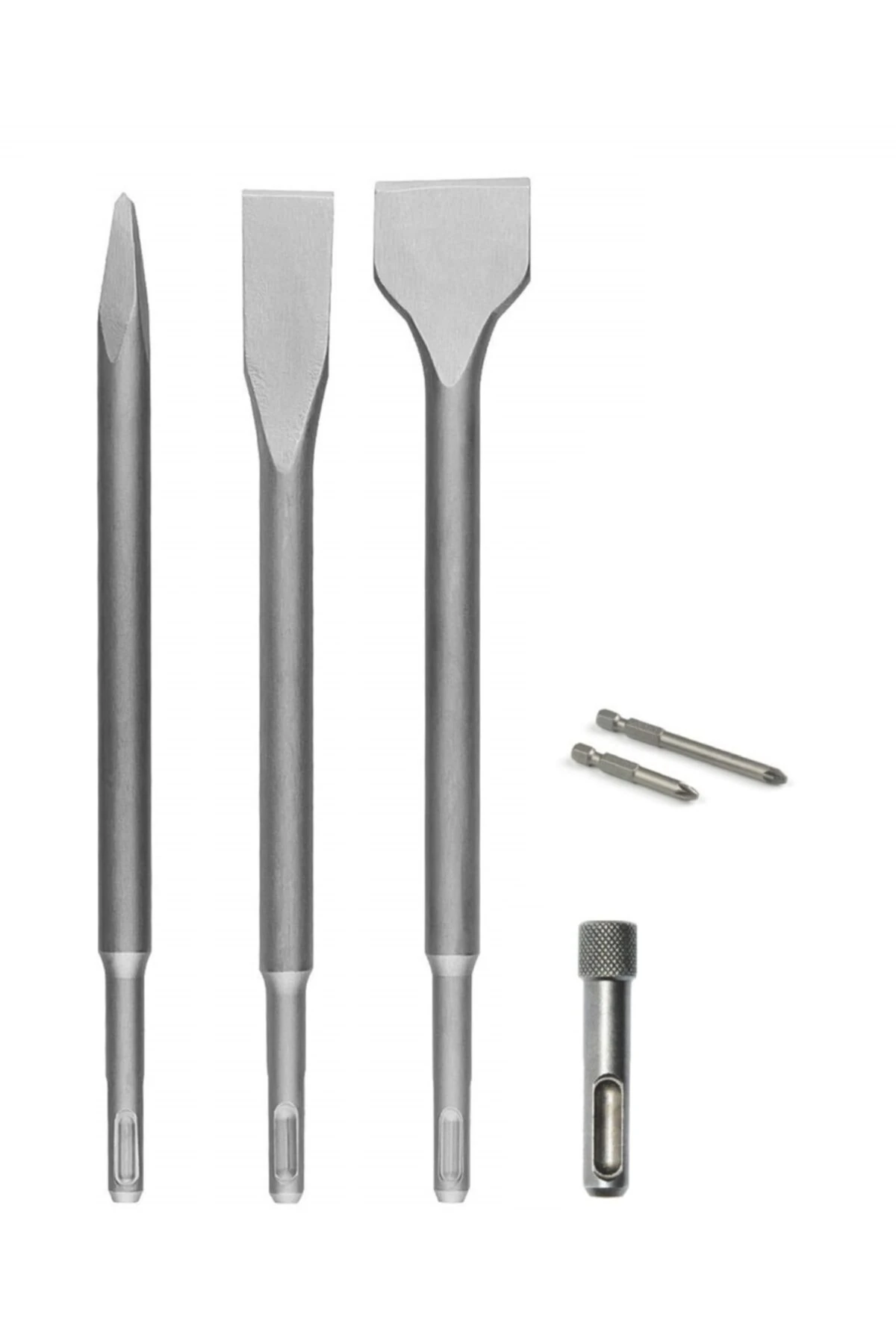Beton Kırma Delme Kazıma Için Sds Plus Hilti Uç Seti Bits Adaptörlü Keski Murc Uç Takımı