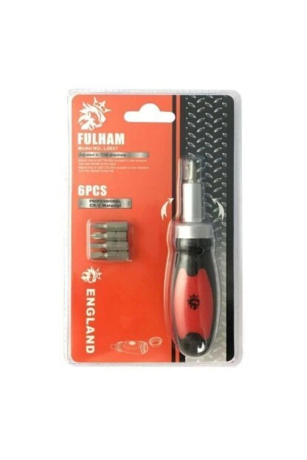 England Fulham L0057 6 Parça Tornavida Seti