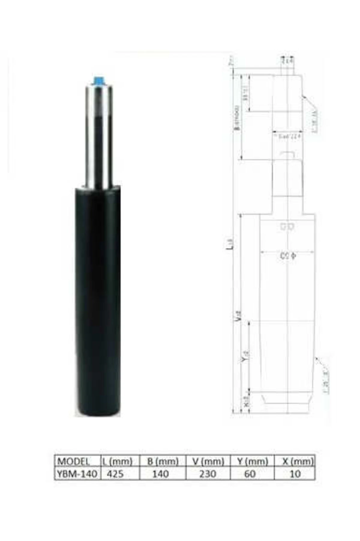 Ofis Koltuğu Yedek Parça Seti Yıldız Ayak Amortisör Tekerlek teleskop Şase Mekanizma Takımı