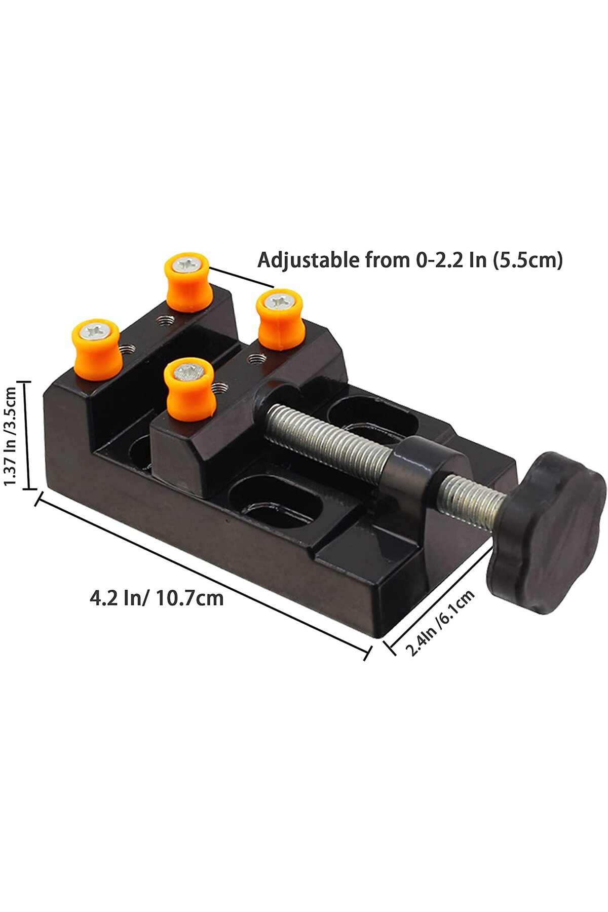 Düz Ağız Alüminyum El Mengenesi Kalıpçı Matkap Işkencesi  55 mm
