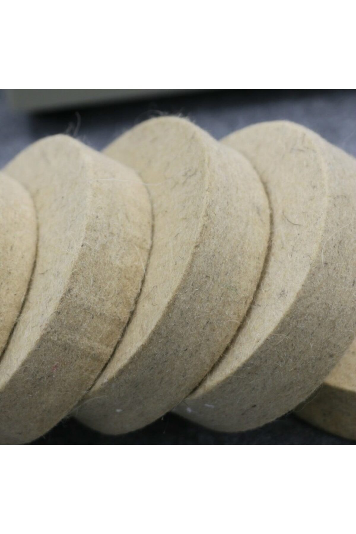 Mücevher Metal Altın Gümüş Parlatma Polisaj Yün Keçe Seramik Mermer Plastik Bakalit 100mm