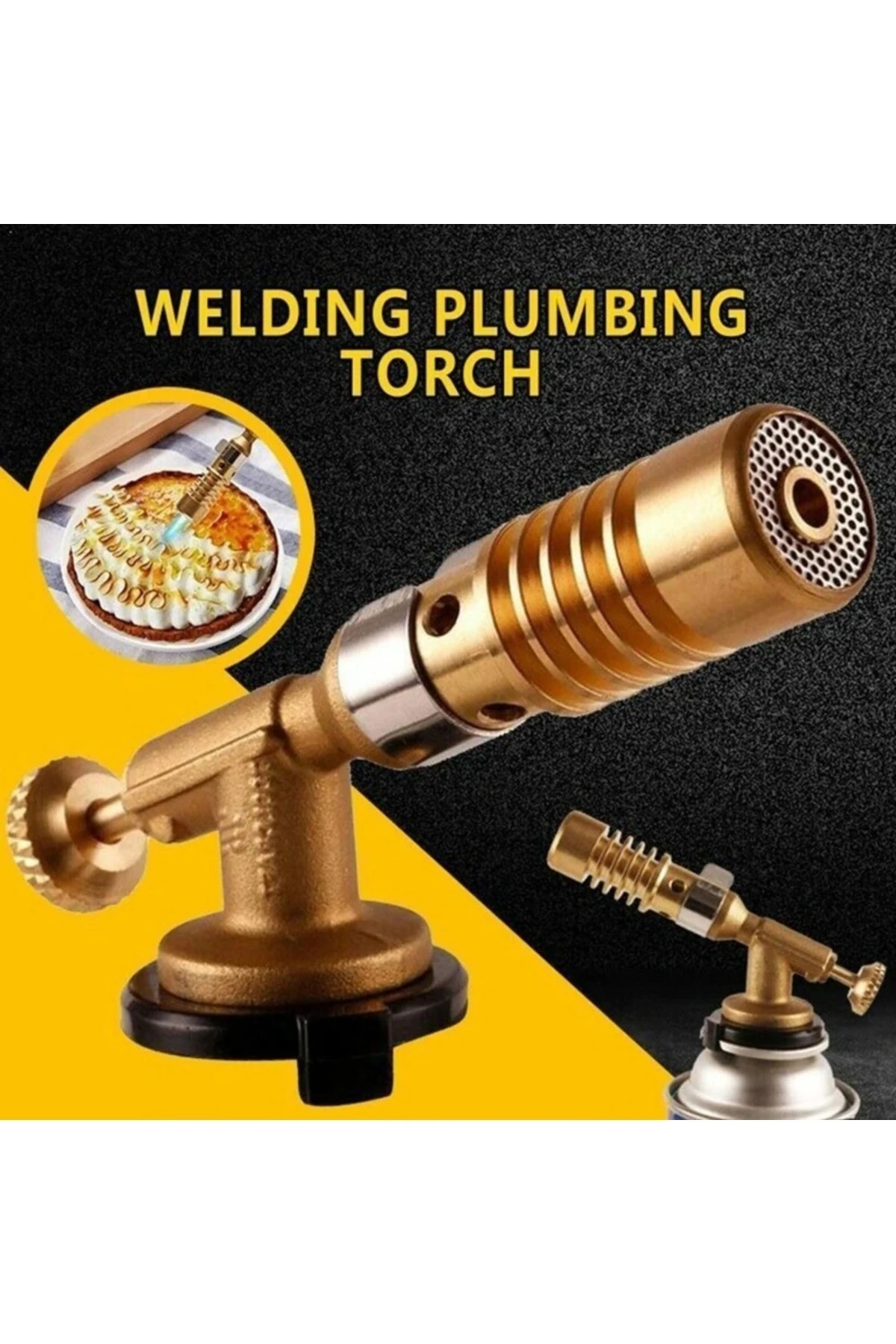 Şaloma Gaz Pürmüz Başlığı Tamirci Pürmüz Kafası torch başlık yüksek alev Kaynak çakmağı Kamp gazı