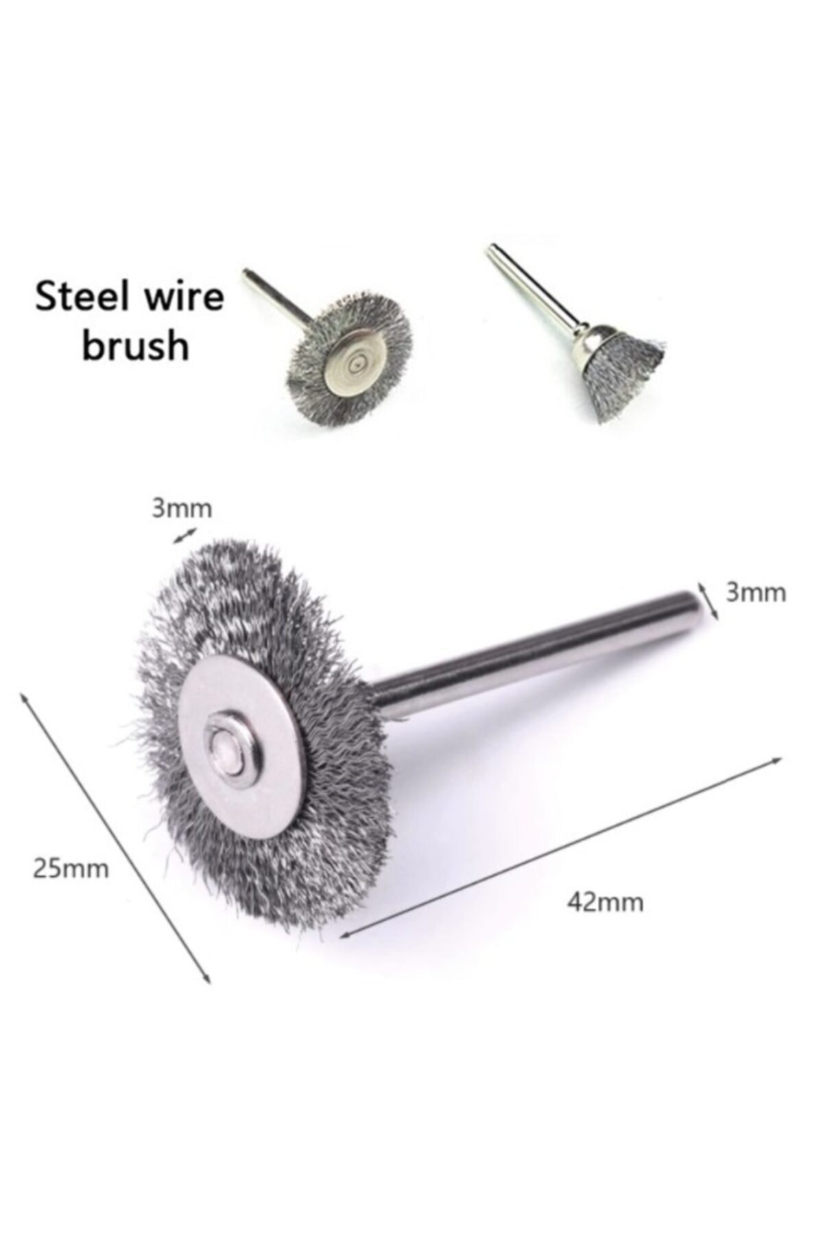 Dremel Benzeri Vız Vız Makinaları Için Kesici Mini Disk Seti Tel Fırça Kum Zımpara 20 Parça