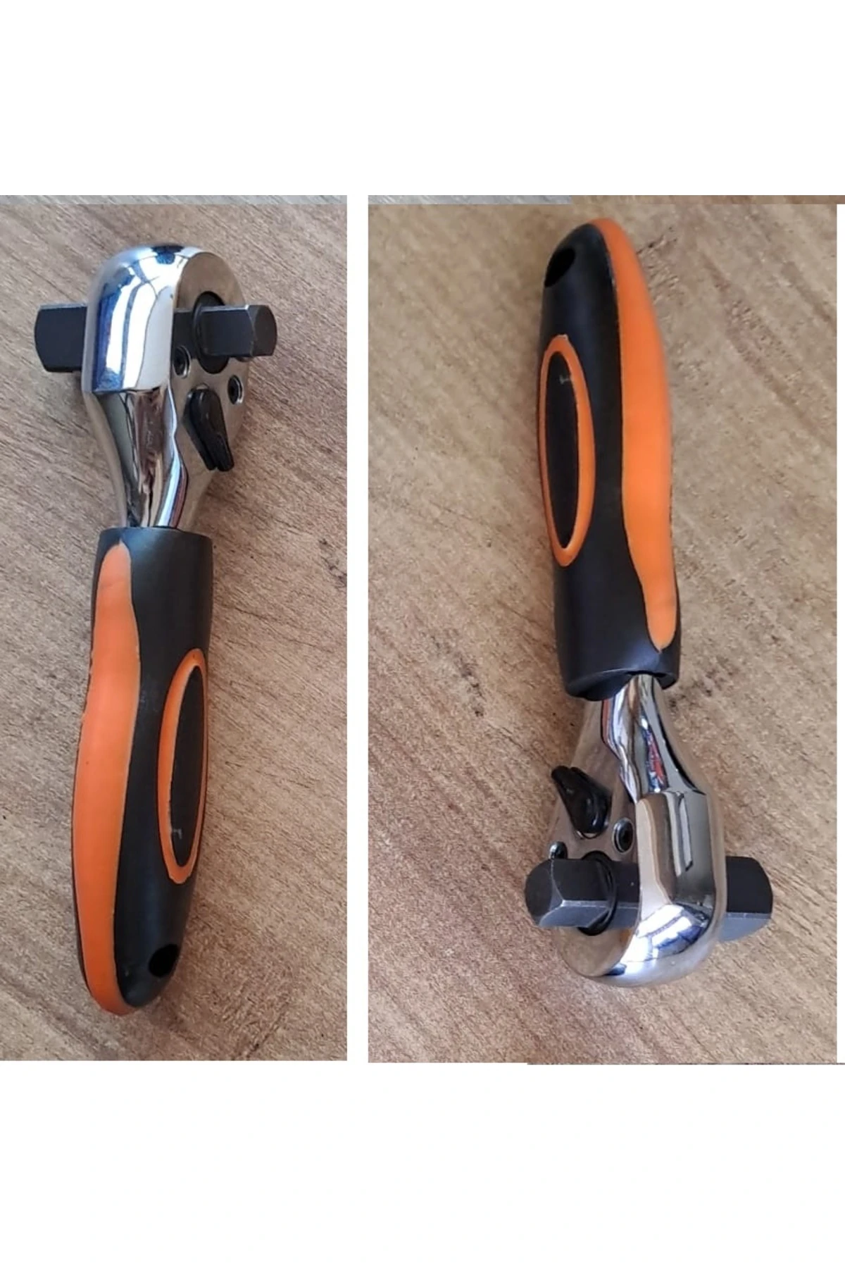 Cırcır Kollu Lokma Anahtarı 1/2 ve 3/8 Fonksionel lokma anahtarı 2si bir arada cırcırlı kol