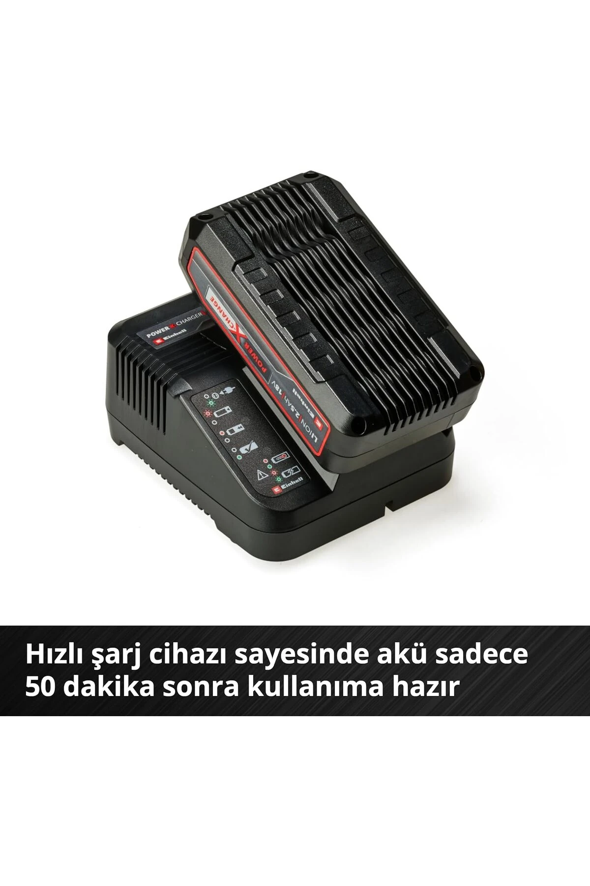 Einhell Lithıum-ion Batarya Teknolojisi Şarj Aleti Yedek Batarya Şarj Makinesi 3.0 amp Pil Şarj
