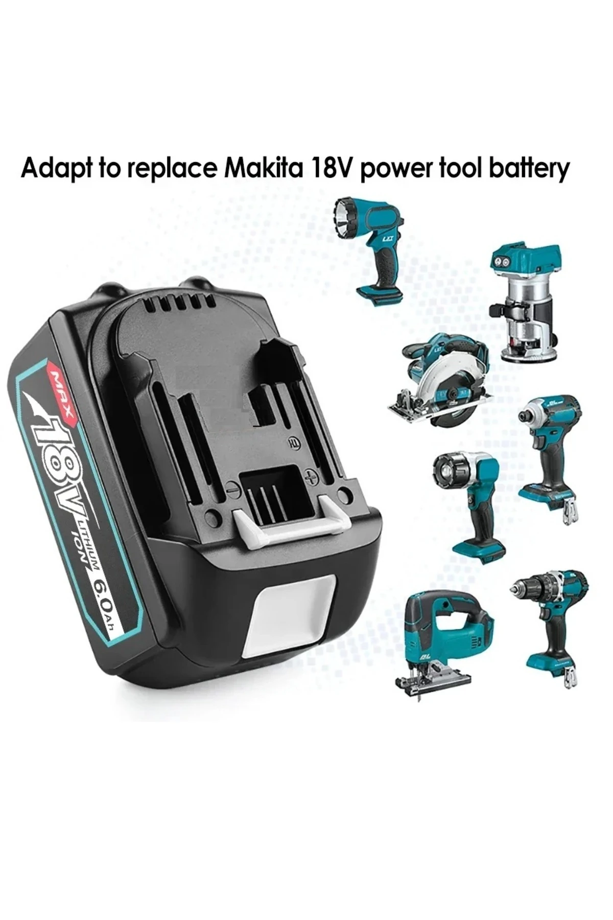 Şarjlı Matkap Için Yedek Batarya Üniversal 5 Pilli 12 Volt 14v 18v 20v 48v 58v Li-on Pil Şarj