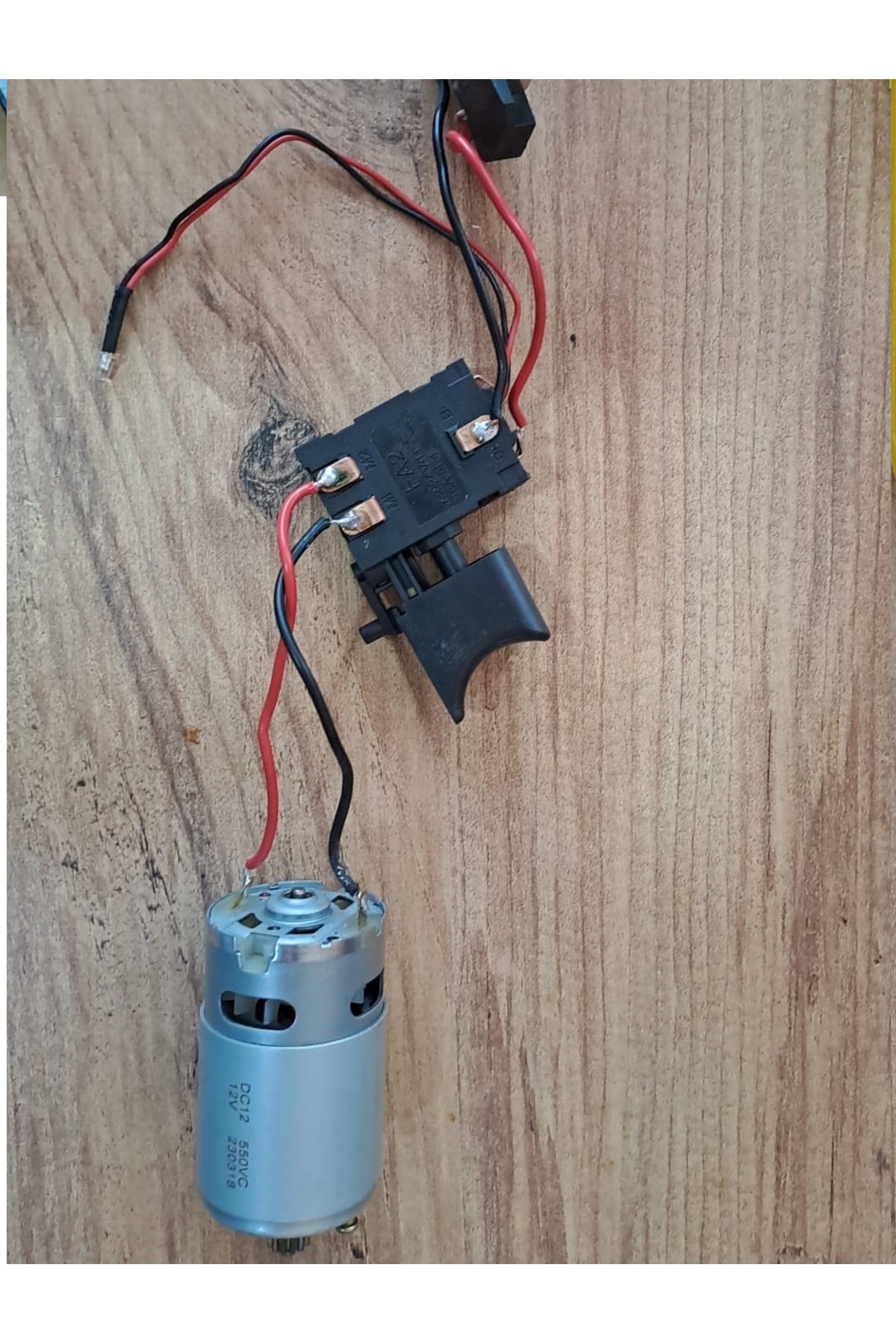 Şarjlı El Matkabı için start stop Tetiği hız ve yön Ayarlı  FA2 7.2-24 VDC 16A Hız Ayar anahtarı