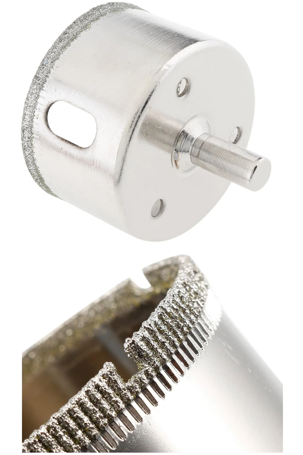 Mermer Granit Fayans Cam Yuvarlak Delme 42mm Matkap Uyumlu Elmaslı Boru Tipi Panc