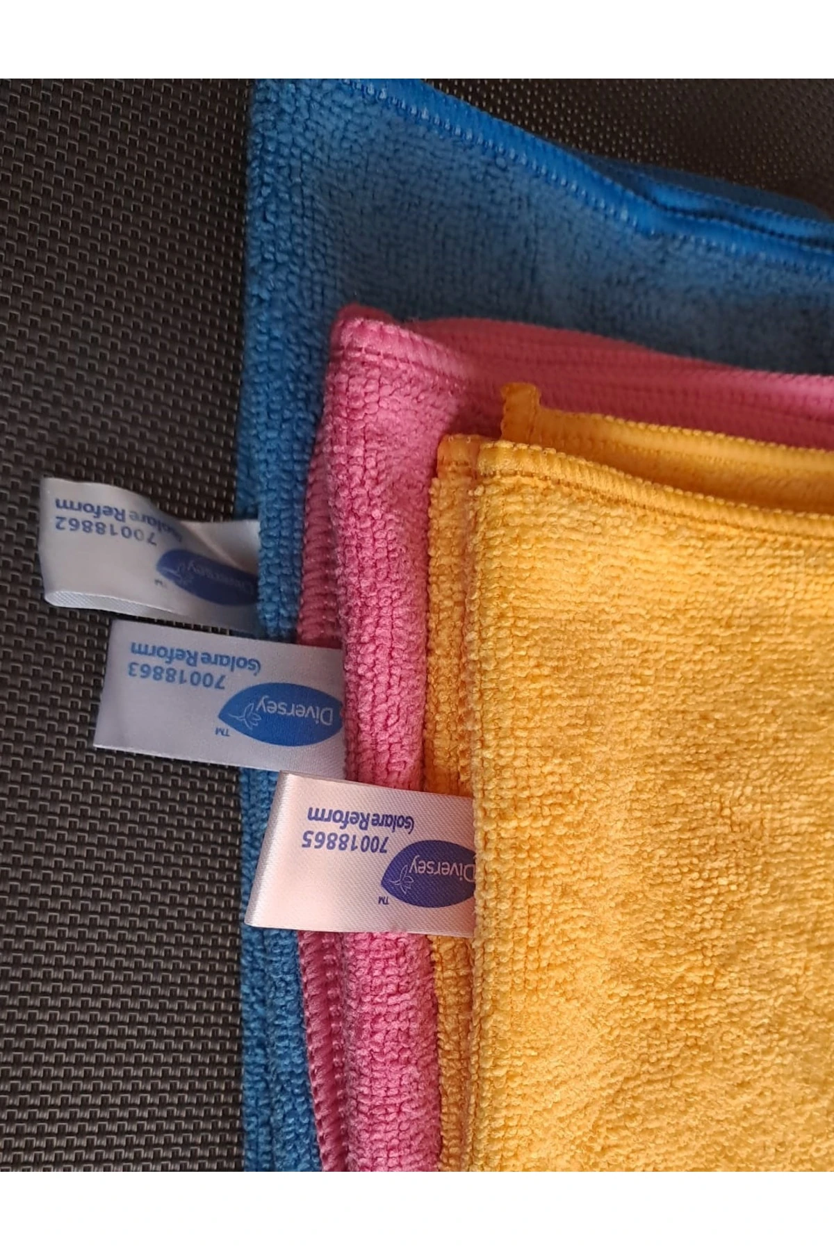 Solare Microfiber Cam Bezi 3lü set 40X40cm Diversey solare reform 3 Adet