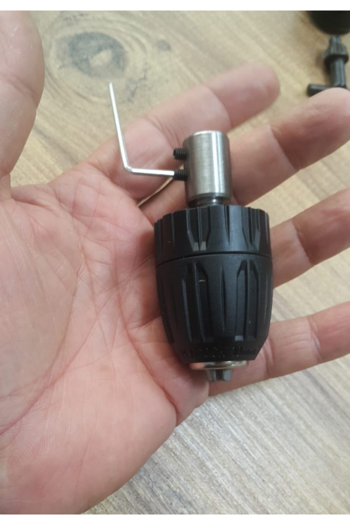 Anahtarsız Supra Plastik Mandren Otomatik Mandrel Okul Proje Hobi 3lü Motor Mil Kaplinli 3/8mm 10mm