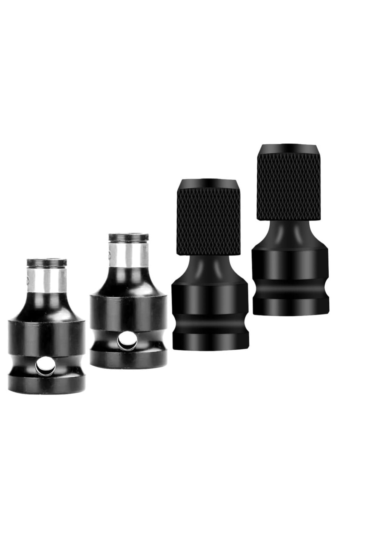 Torklu bijon Somun Sökme Darbeli Matkap için Bits altıgen Adaptör 4lü Set Yaylı Ağır hizmet Mandreni